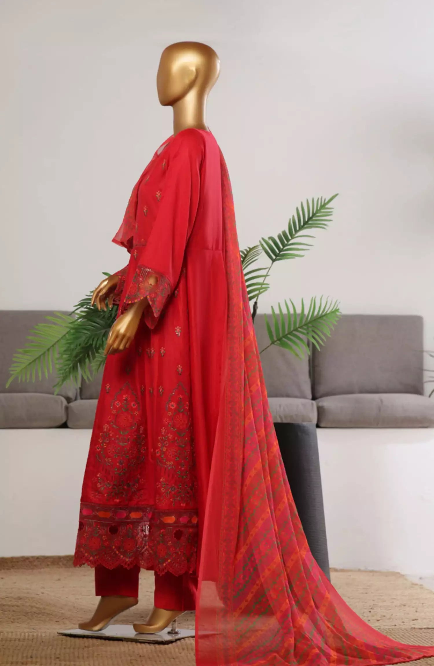 Bin Saeed Embroidered Frocks Jacquard Festive Collection (13)