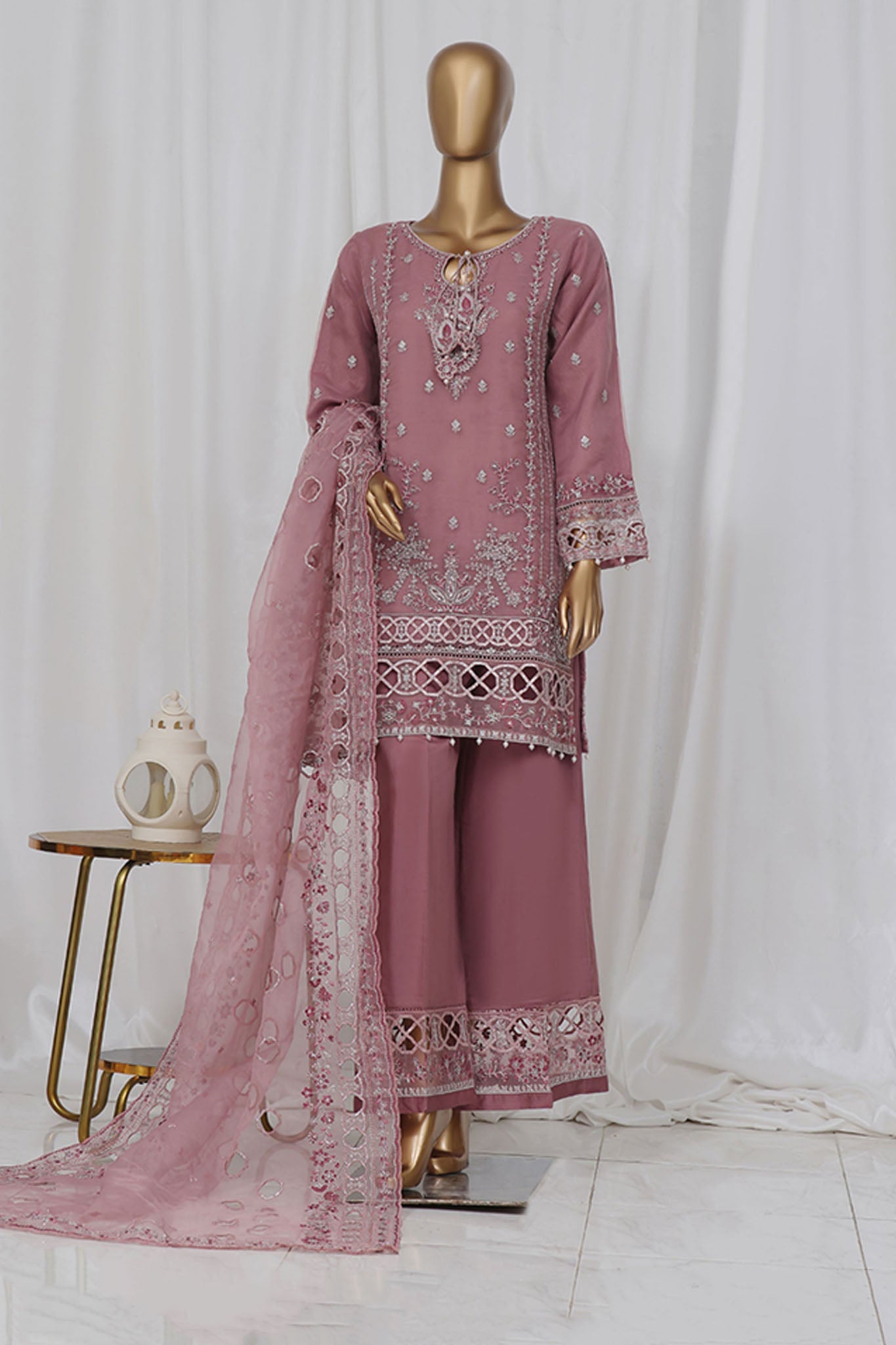 Mahpara by Sada Bahar Stitched 3 Piece Festive Formals Vol-11 Collection'2024-B-32-Plum