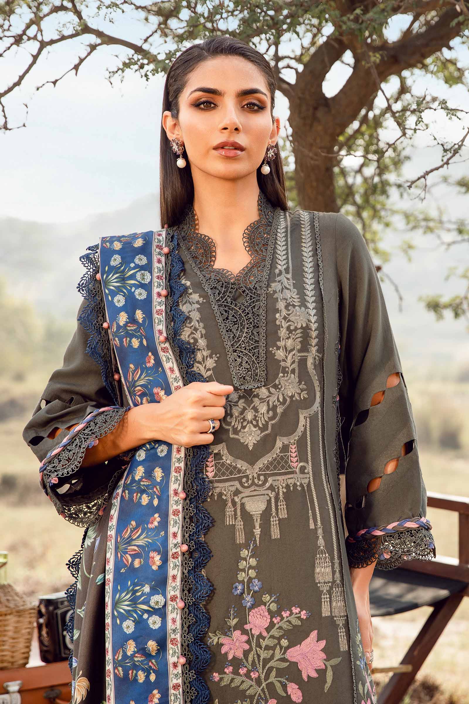 Printed Linen Collection - Maria B - 001