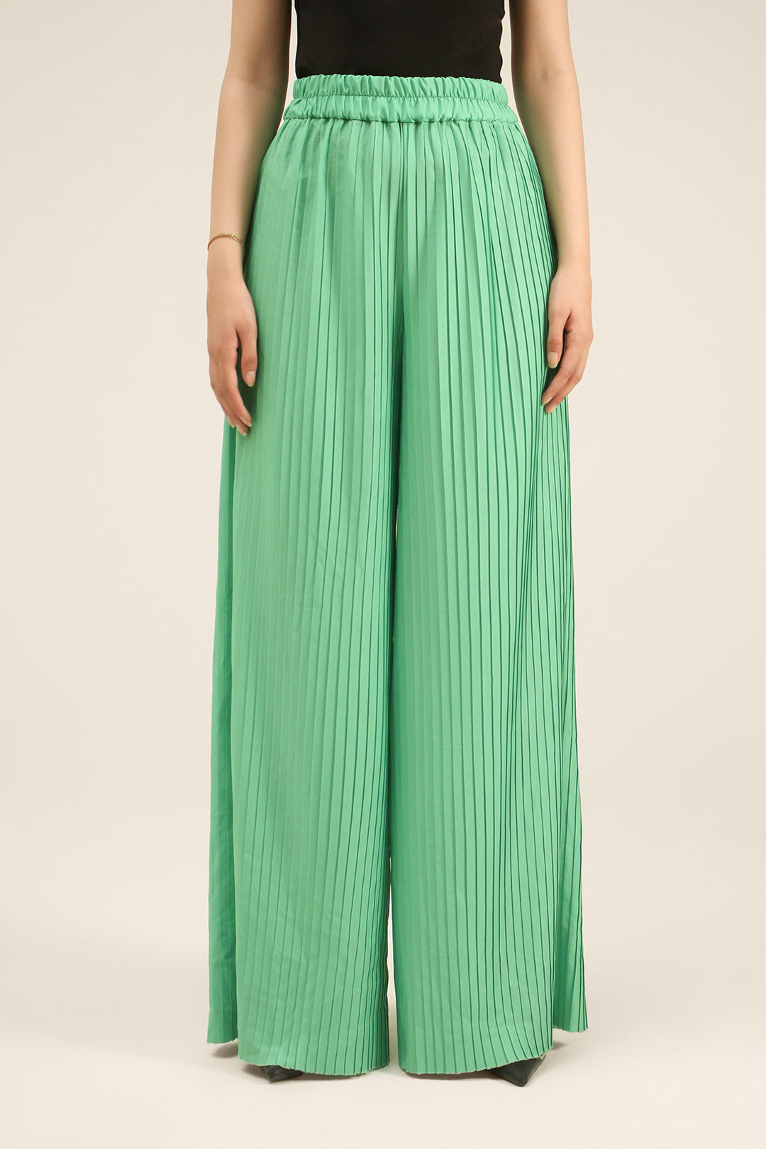 LULUSAR Arkil Pleated Pants (made in soft crepe fabric)