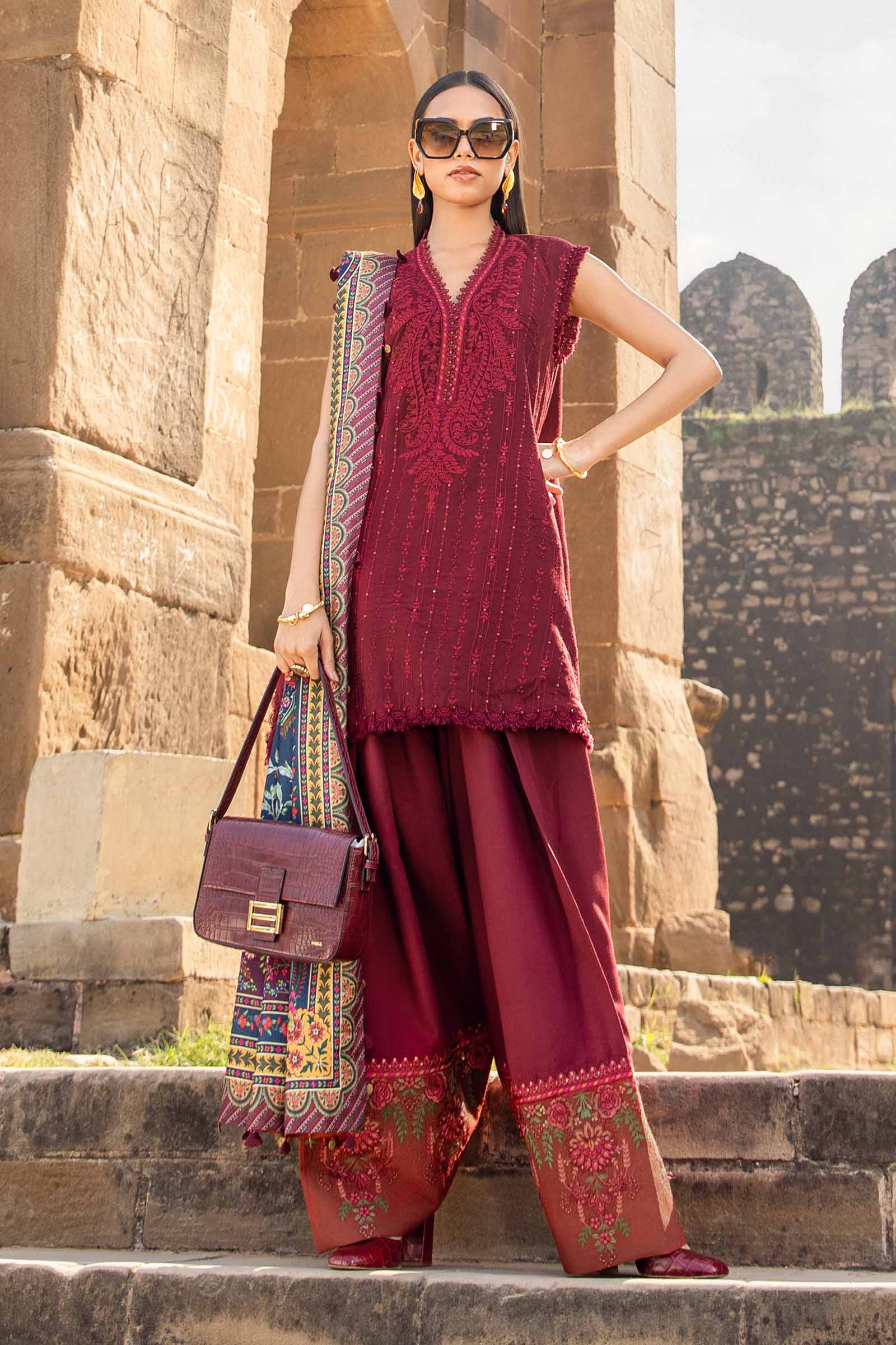 Printed Linen Collection - Maria B - 016