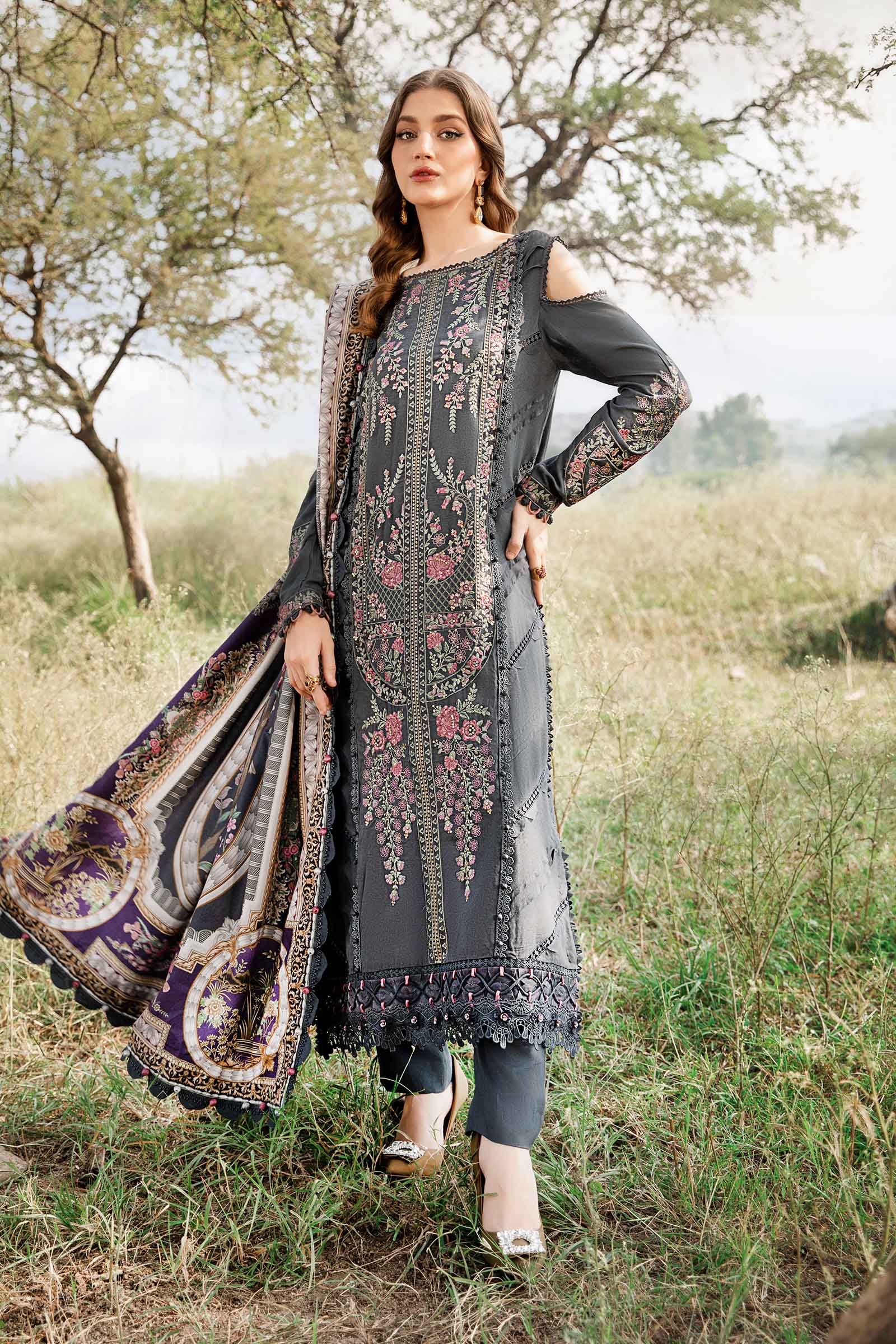 Printed Linen Collection - Maria B - 013