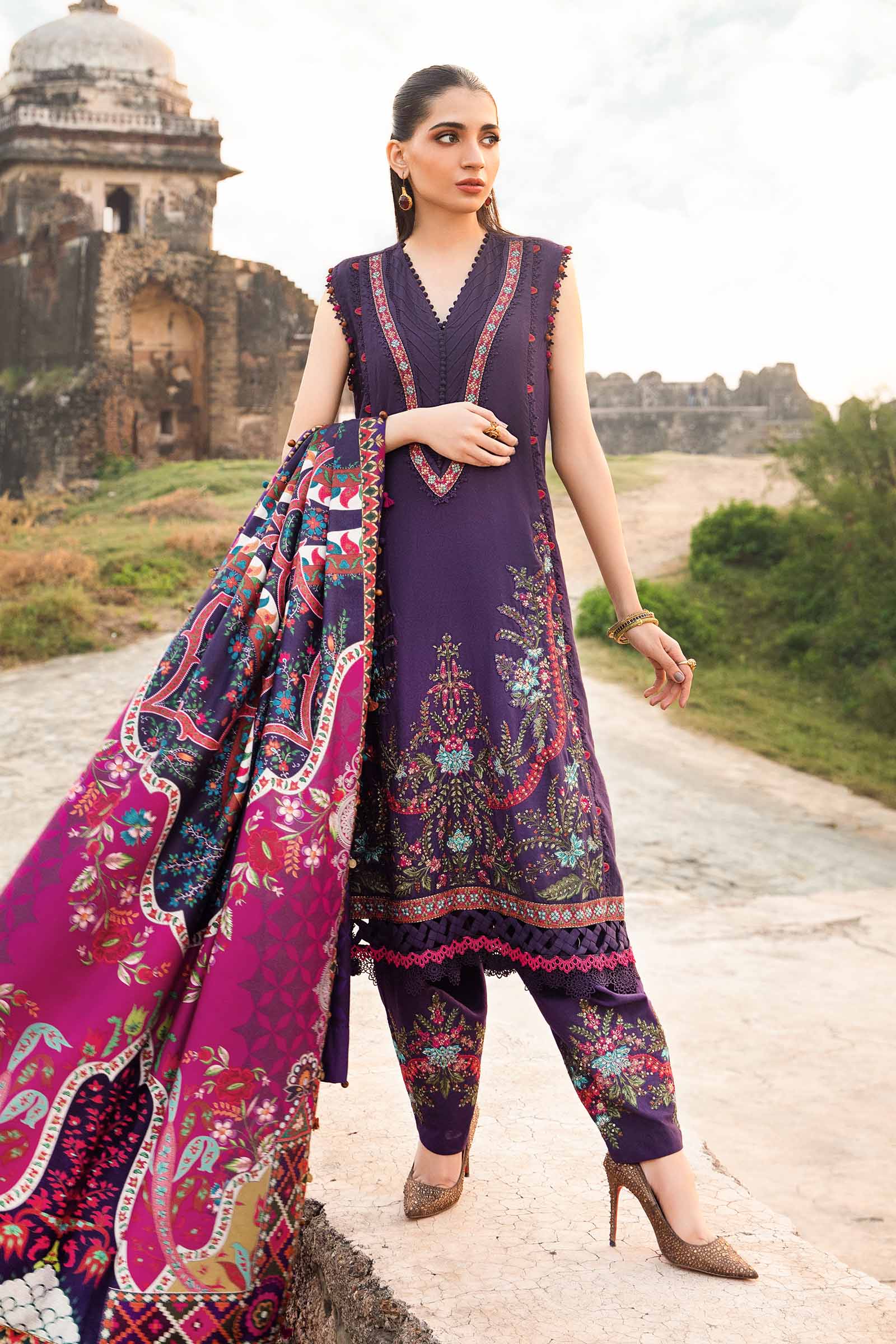 Printed Linen Collection - Maria B - 006