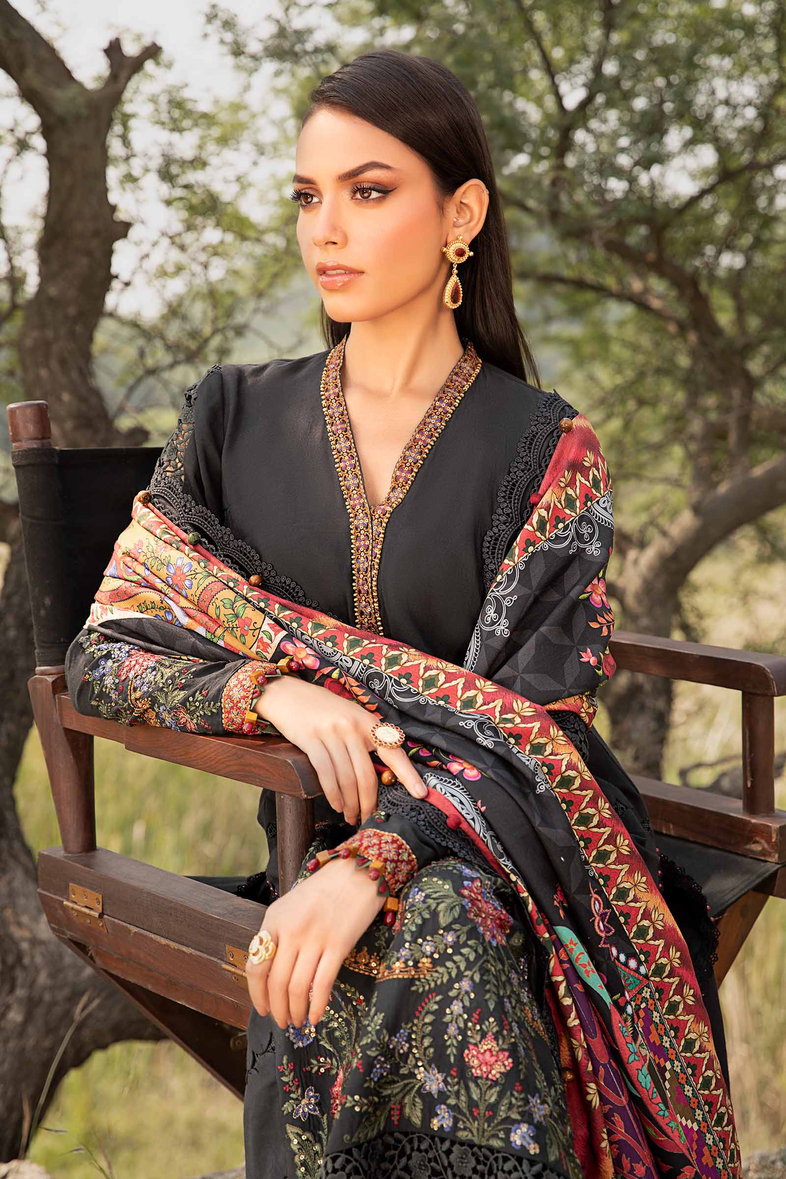 Printed Linen Collection - Maria B - 002