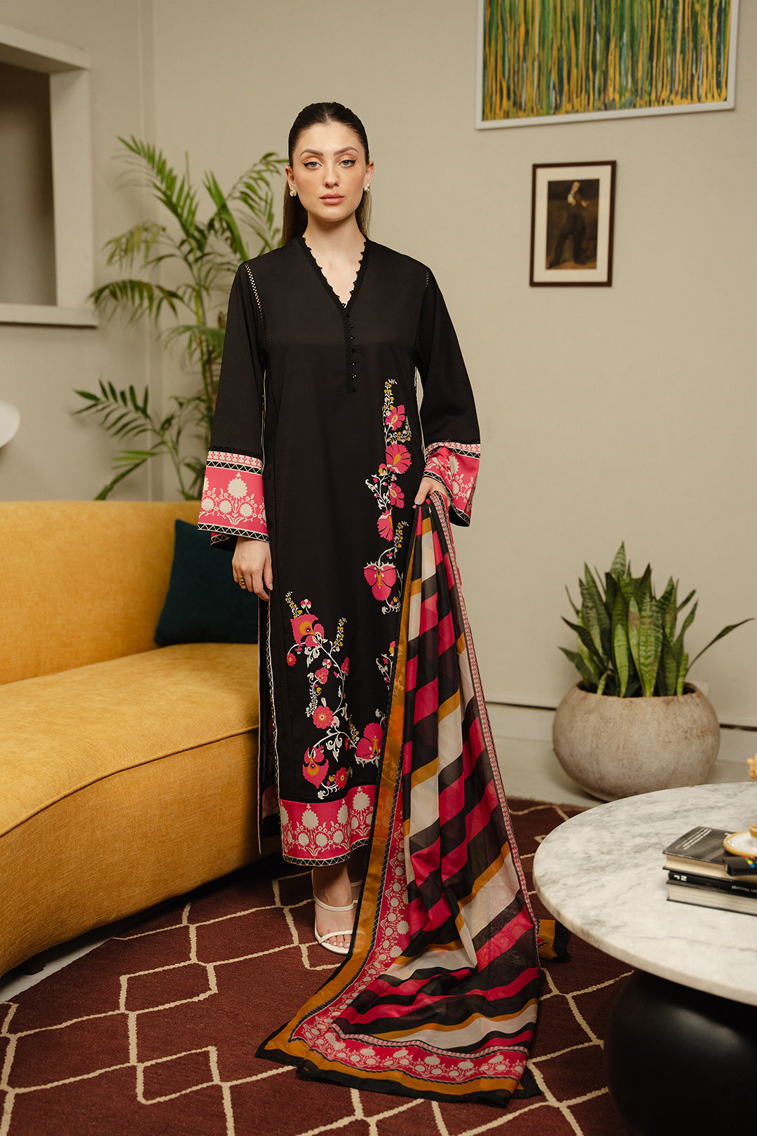 LULUSAR Guro Dupatta (made in soft silk fabric)