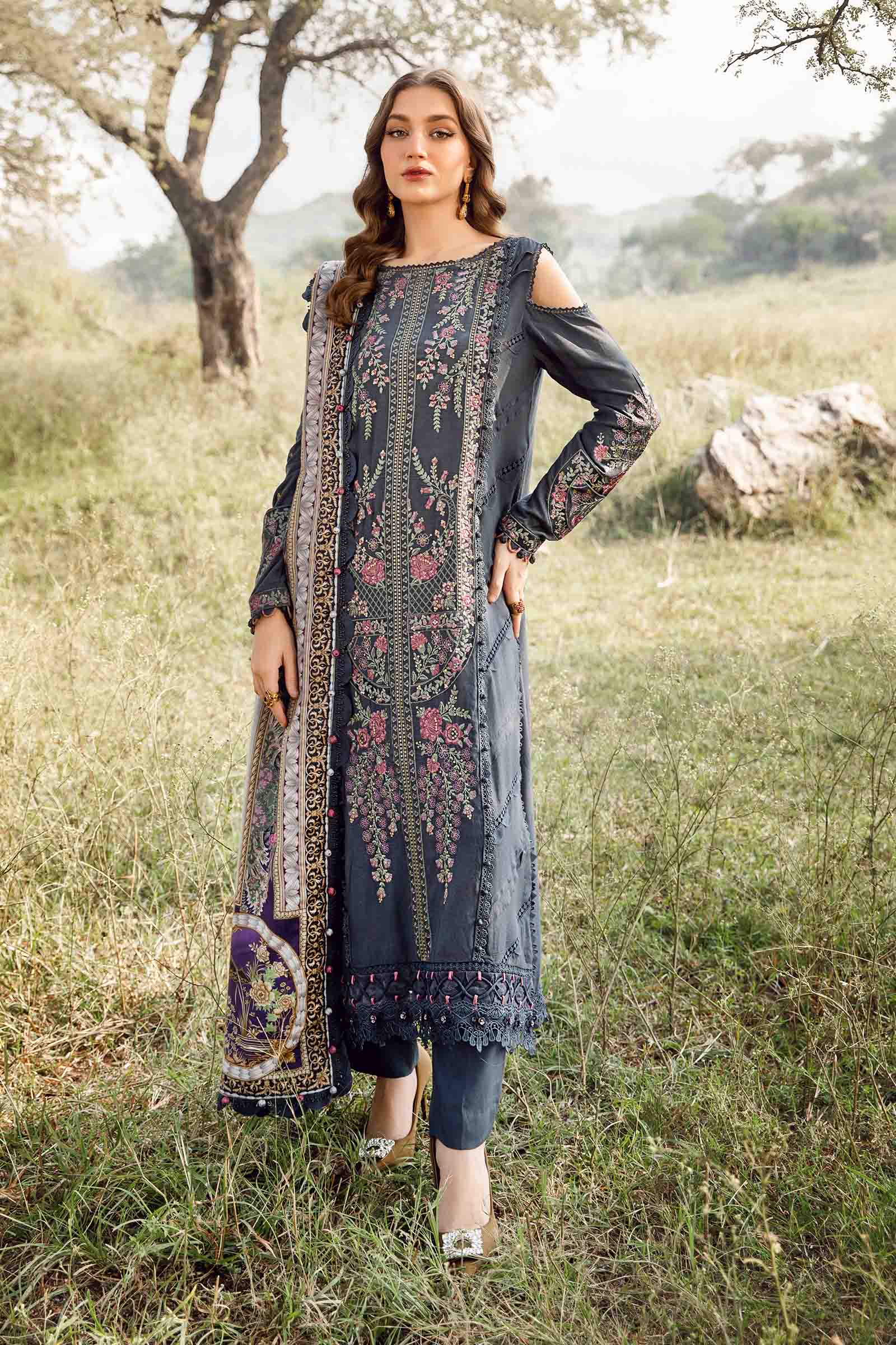 Printed Linen Collection - Maria B - 013