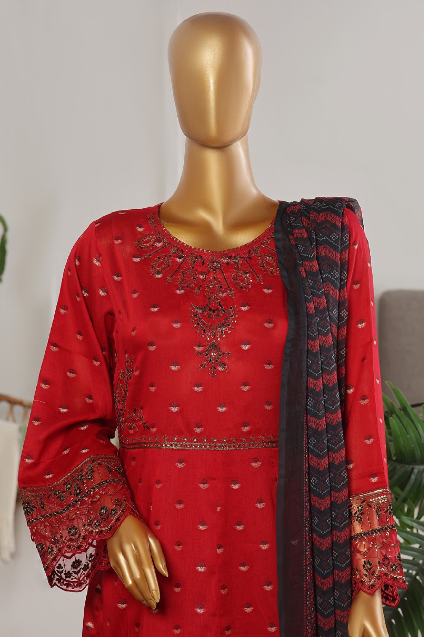 Bin Saeed Embroidered Frocks Jacquard Festive Collection (10)