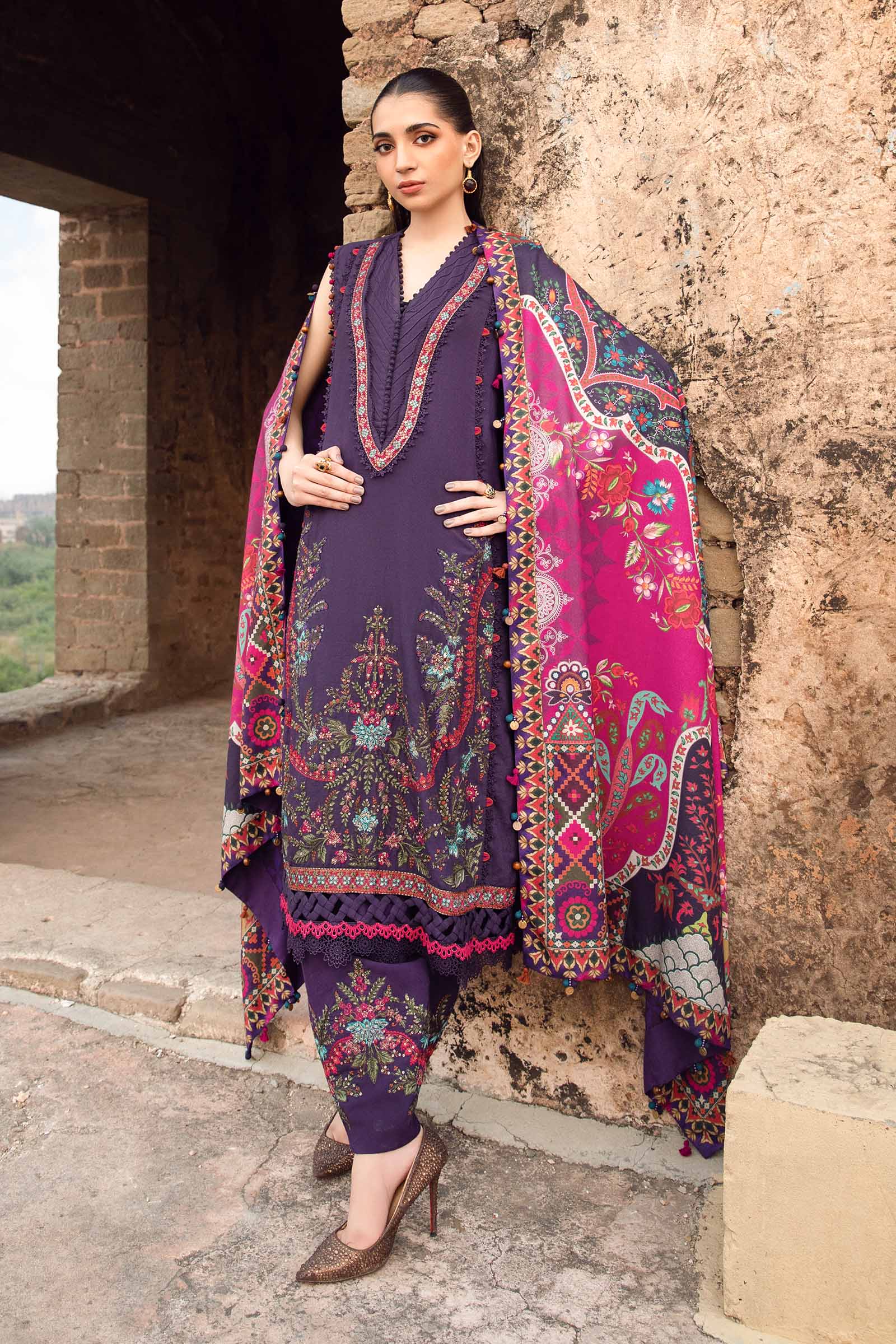 Printed Linen Collection - Maria B - 006