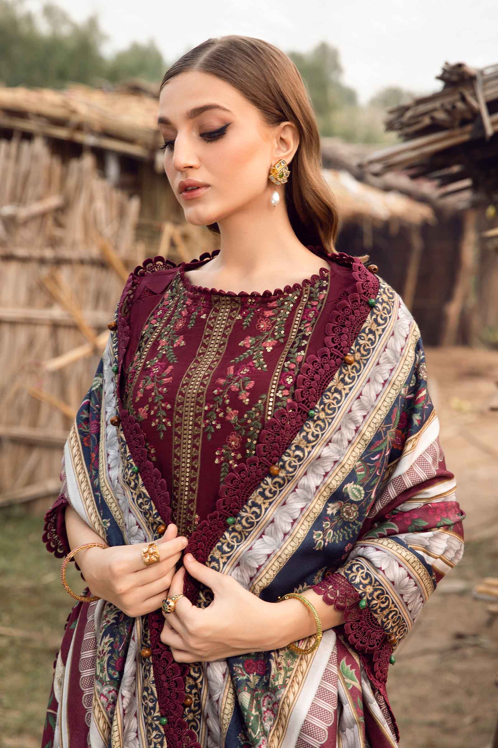 Printed Linen Collection - Maria B - 014