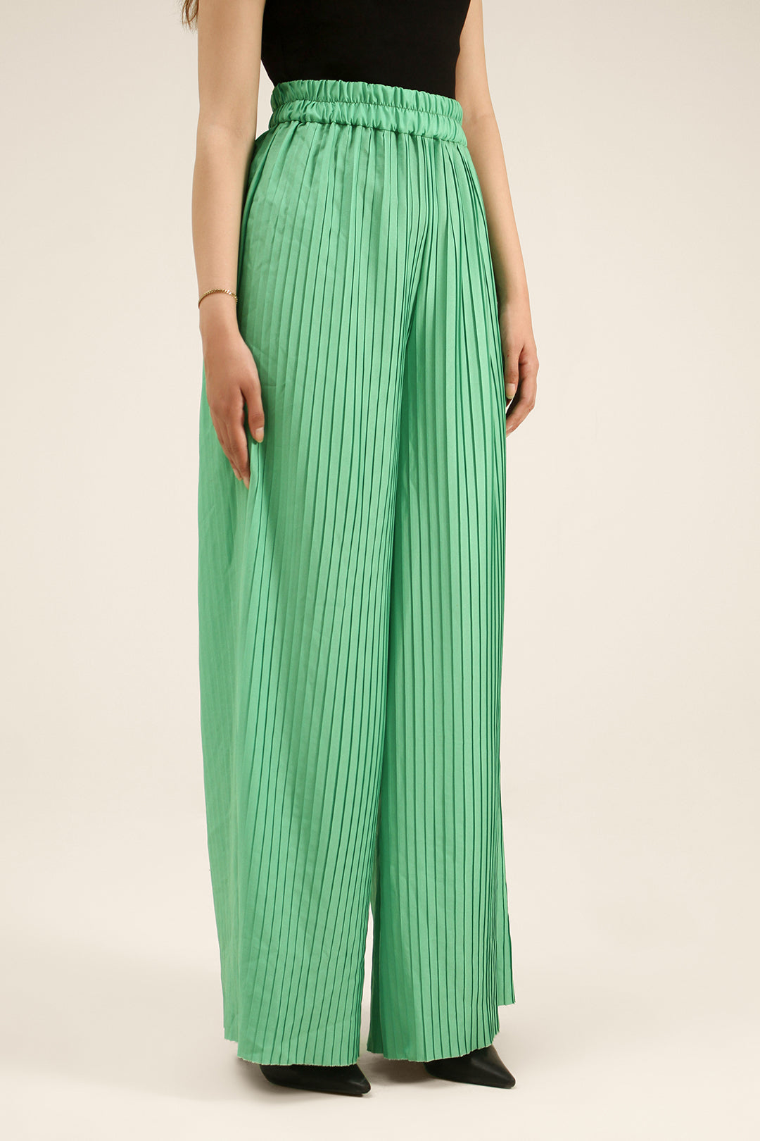 LULUSAR Arkil Pleated Pants (made in soft crepe fabric)