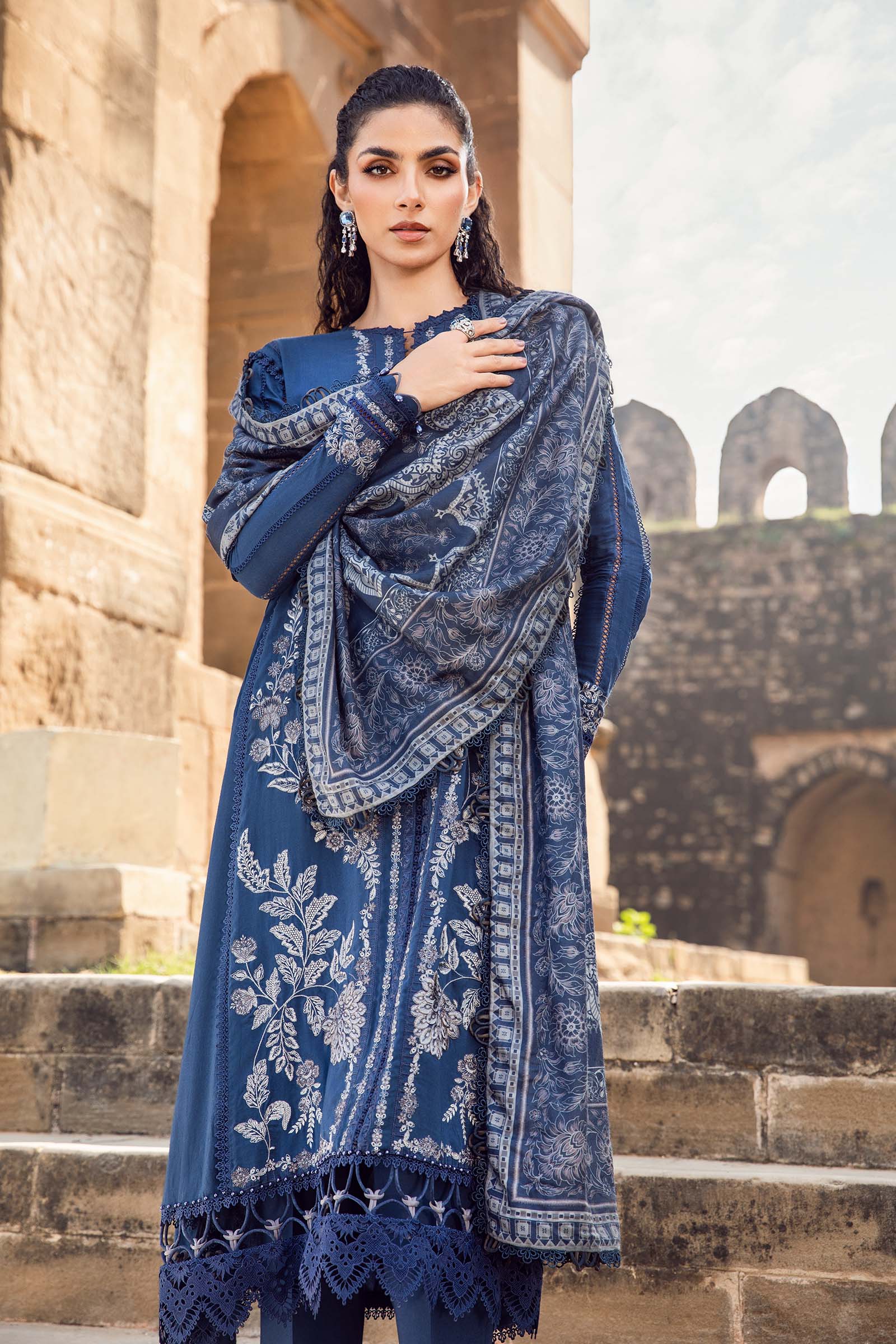 Printed Linen Collection - Maria B - 010