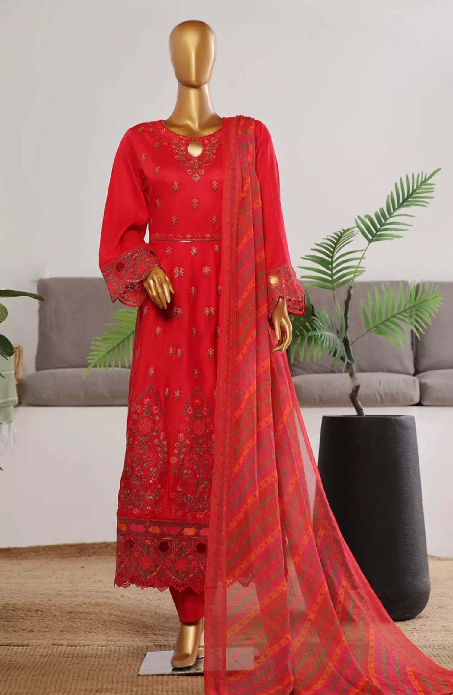 Bin Saeed Embroidered Frocks Jacquard Festive Collection (13)