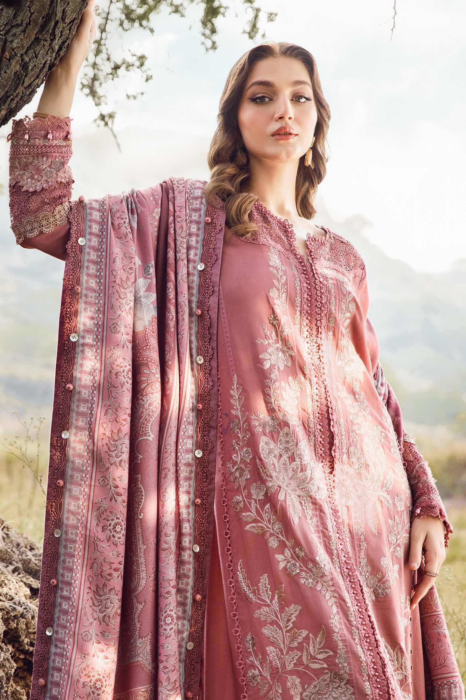 Printed Linen Collection - Maria B - 009