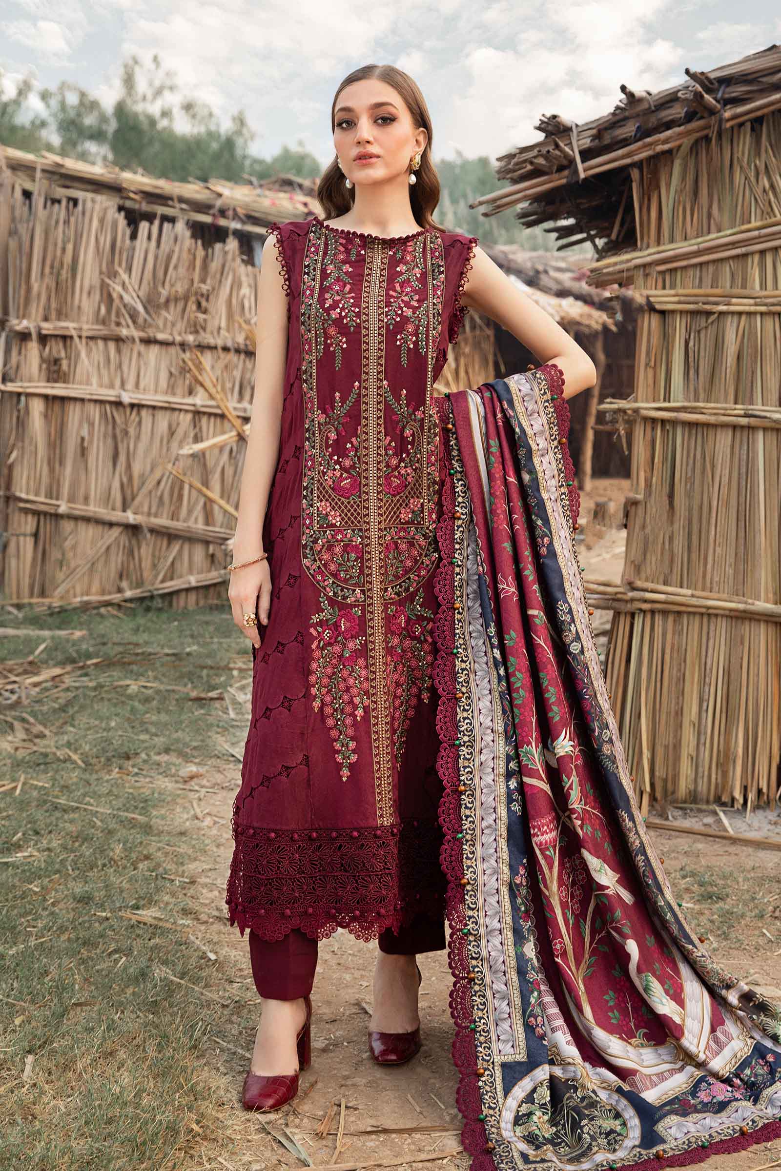 Printed Linen Collection - Maria B - 014