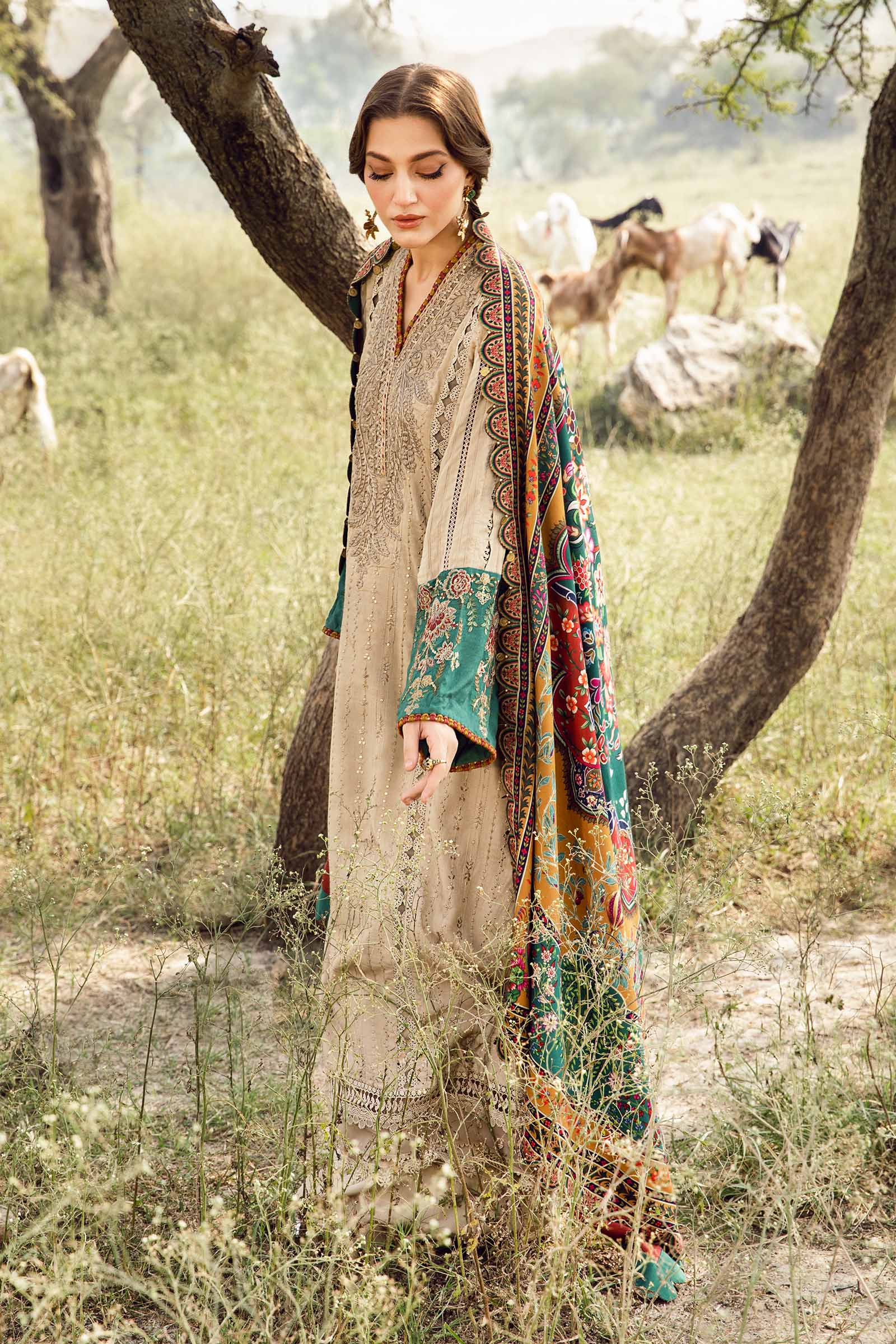 Printed Linen Collection - Maria B - 015