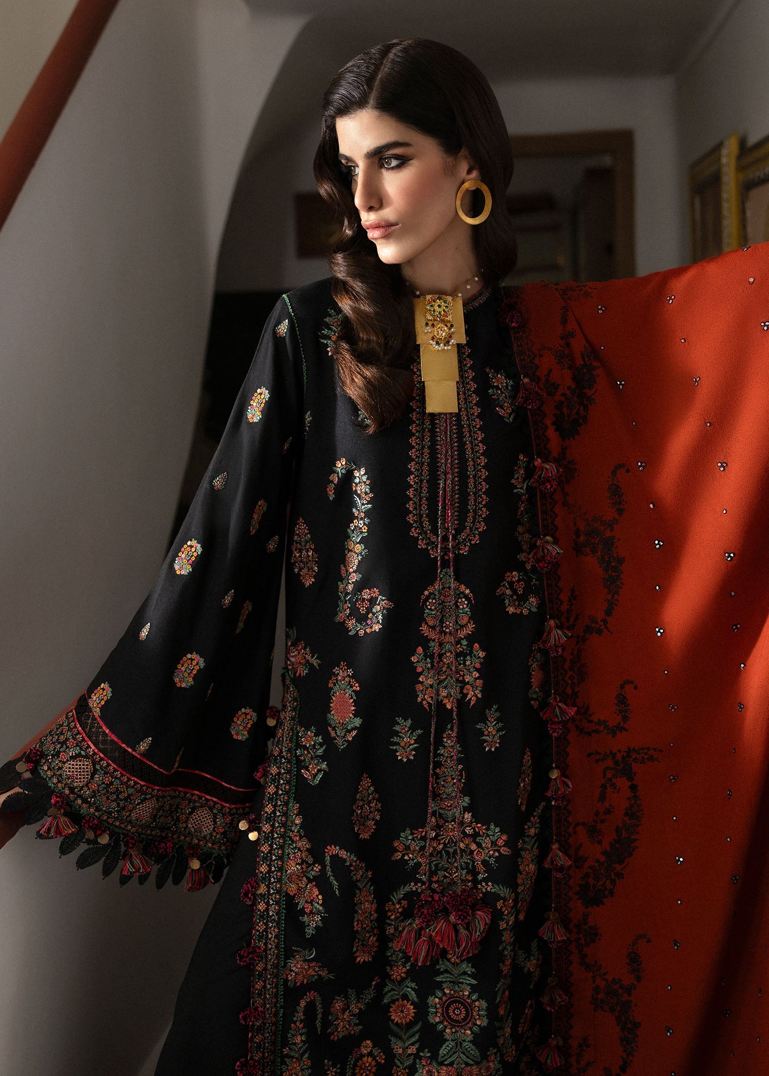 KARANDI A/W'24 Collection - Hussain Rehar - 01