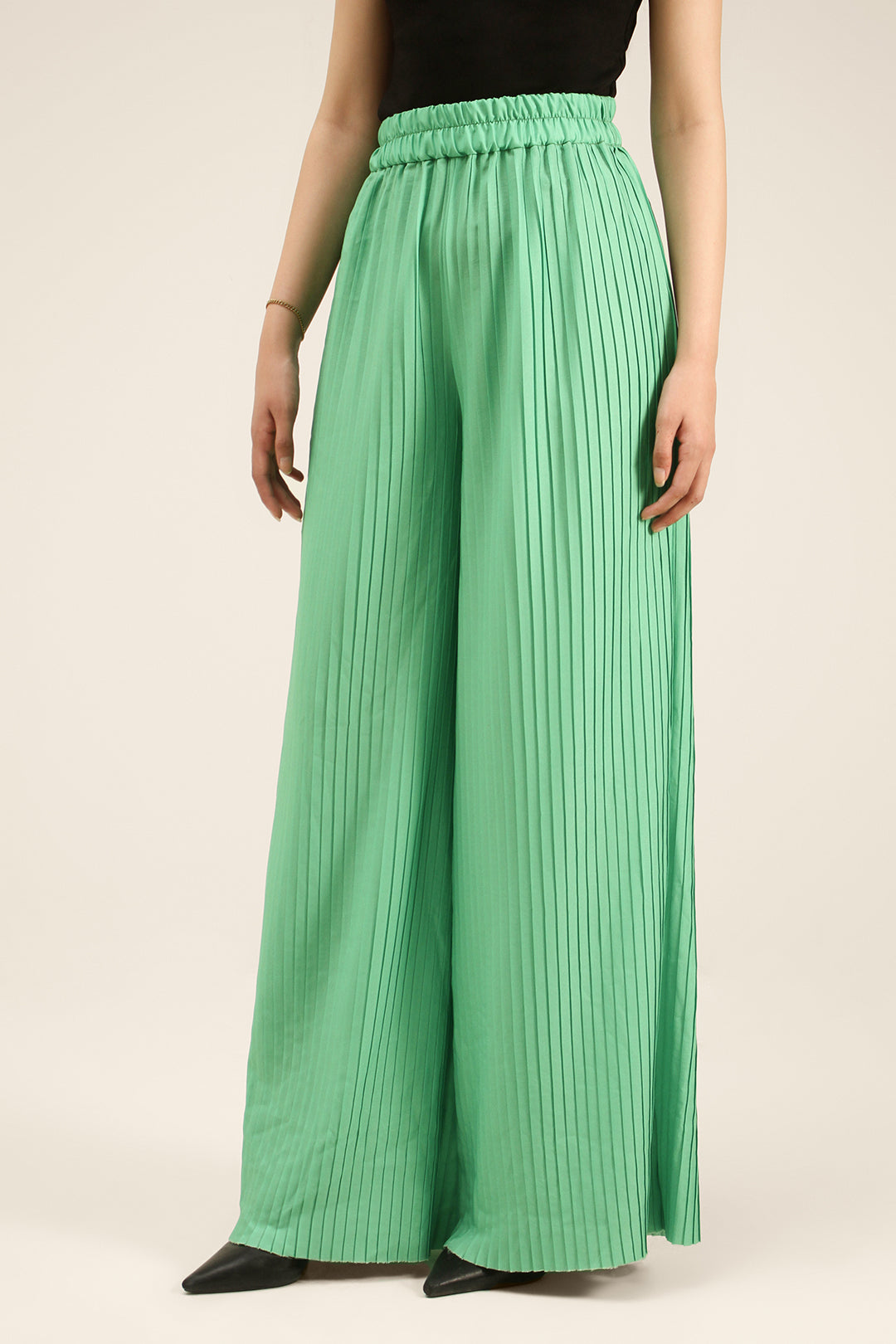 LULUSAR Arkil Pleated Pants (made in soft crepe fabric)