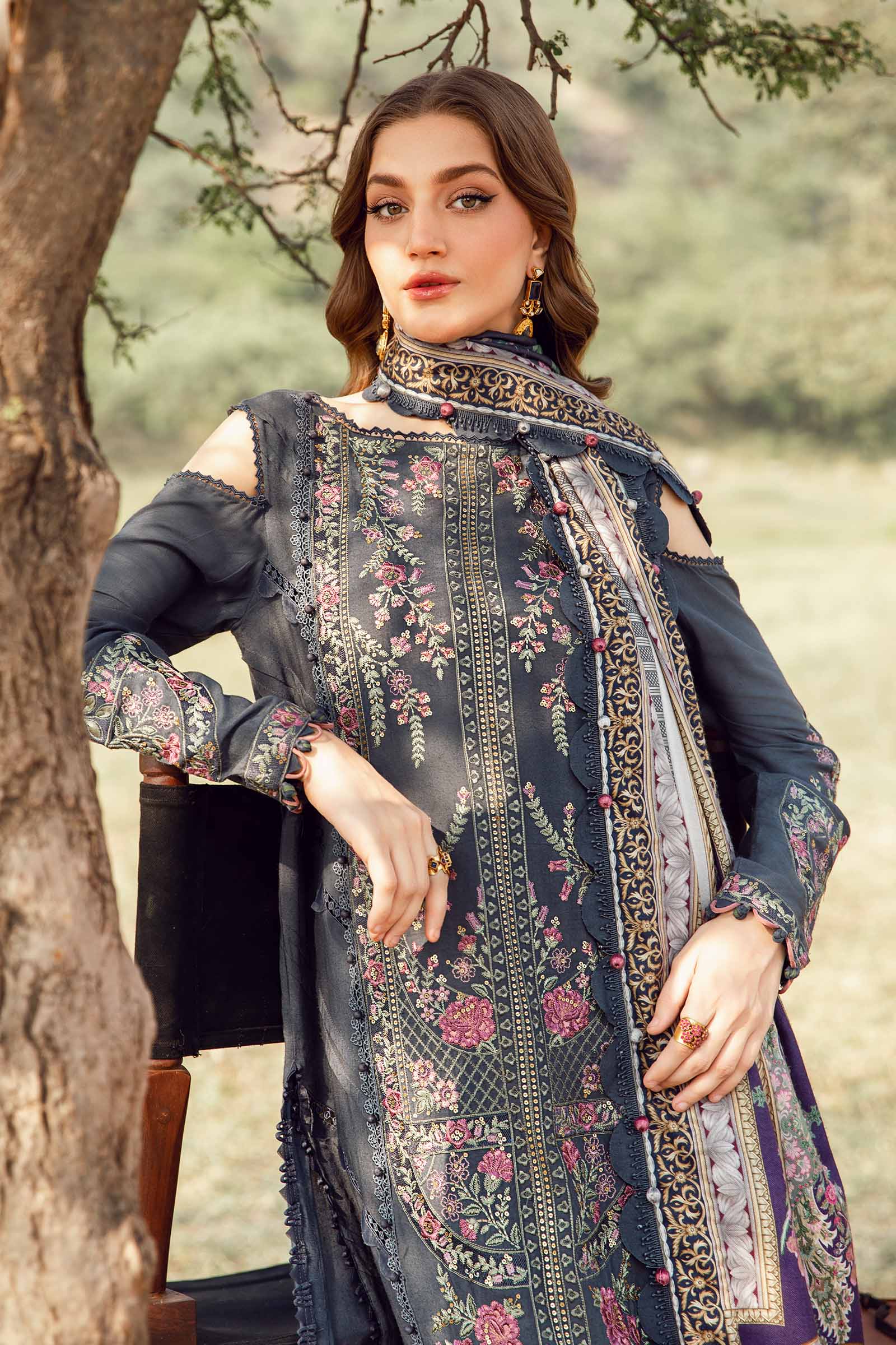 Printed Linen Collection - Maria B - 013