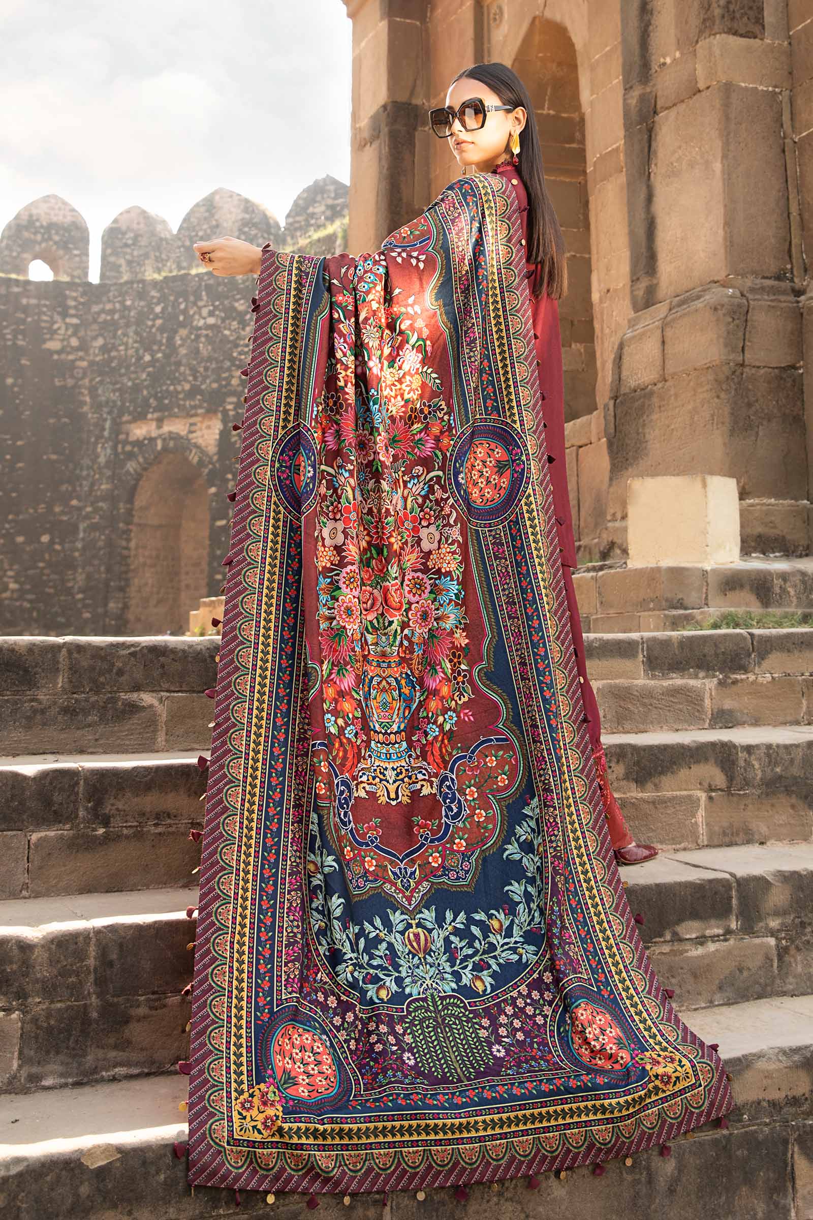 Printed Linen Collection - Maria B - 016