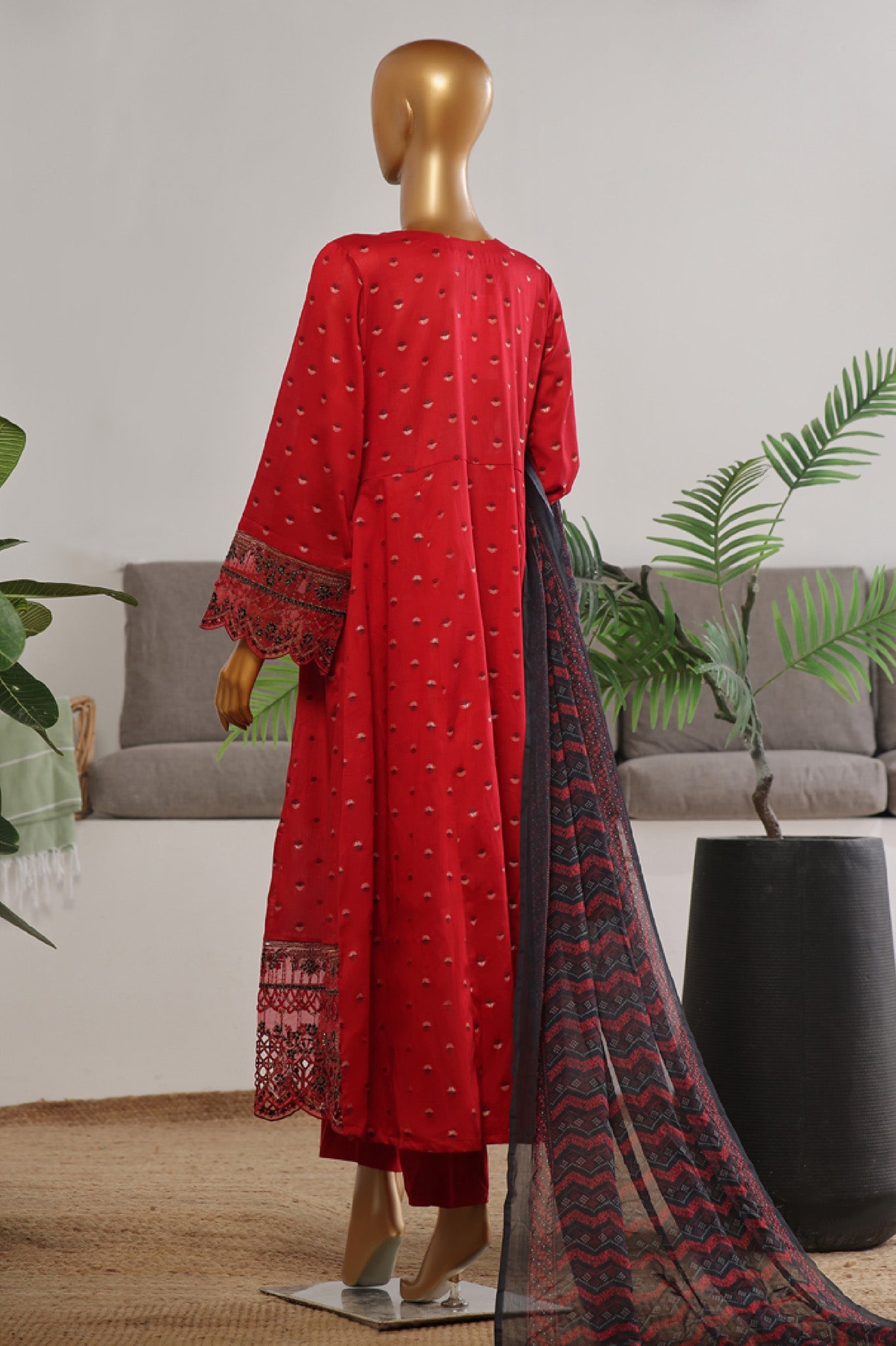 Bin Saeed Embroidered Frocks Jacquard Festive Collection (10)