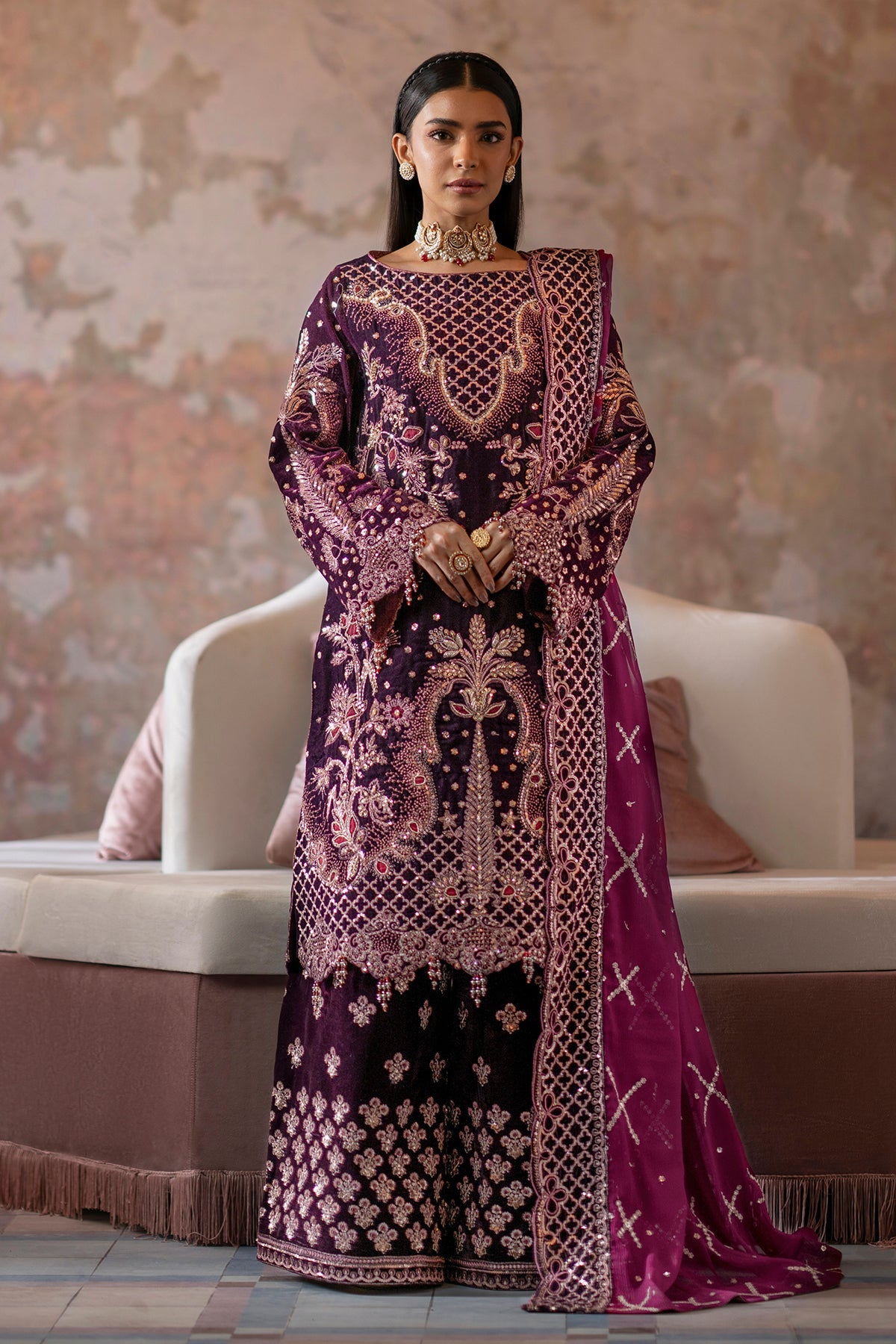 EMAAN ADEEL SAANJH LUXURY VELVET FORMAL '24 (02)