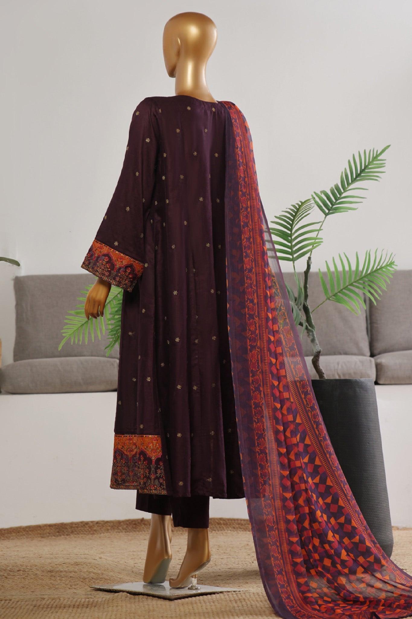 Bin Saeed Embroidered Frocks Jacquard Festive Collection (11)