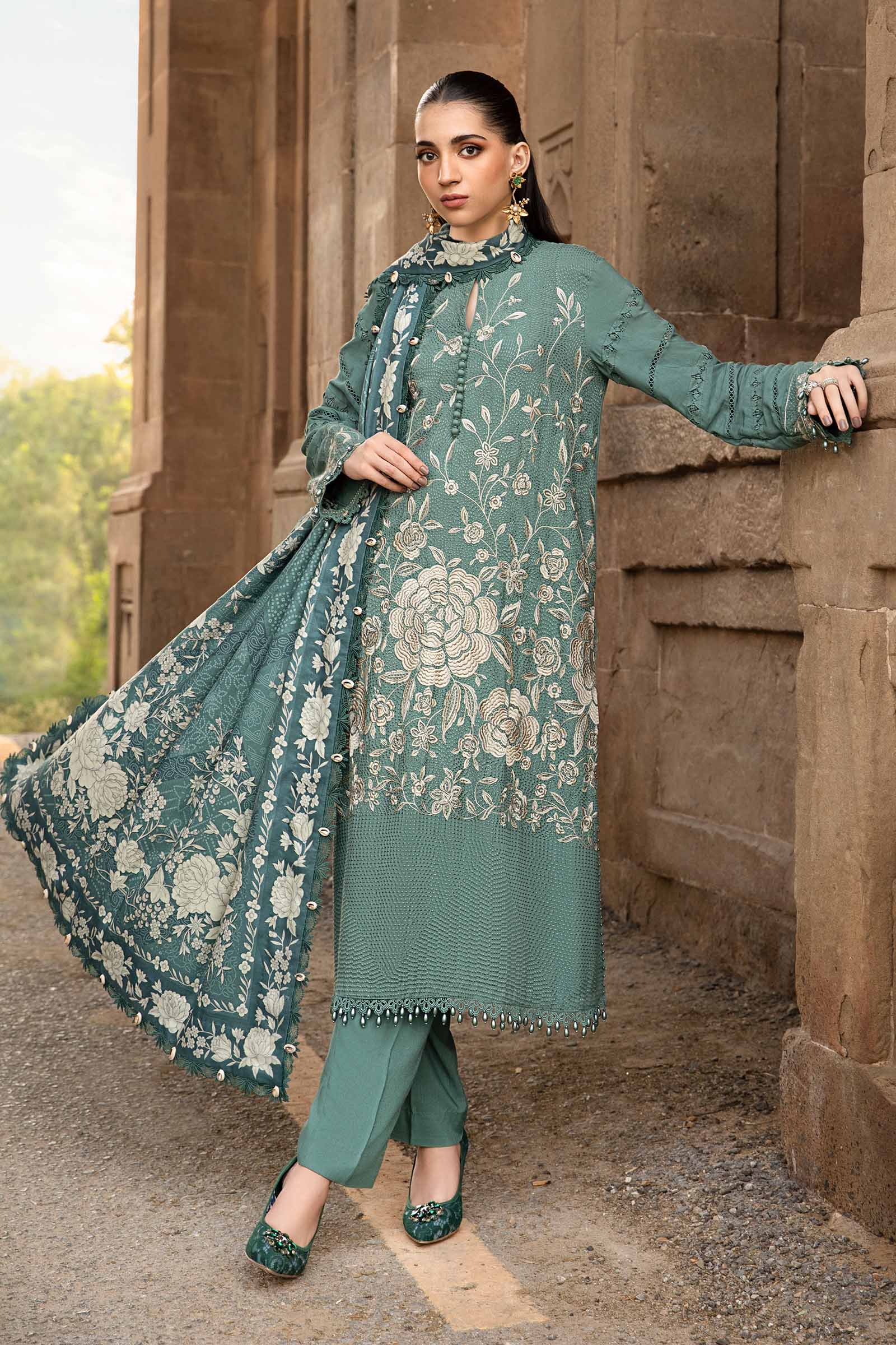 Printed Linen Collection - Maria B - 003