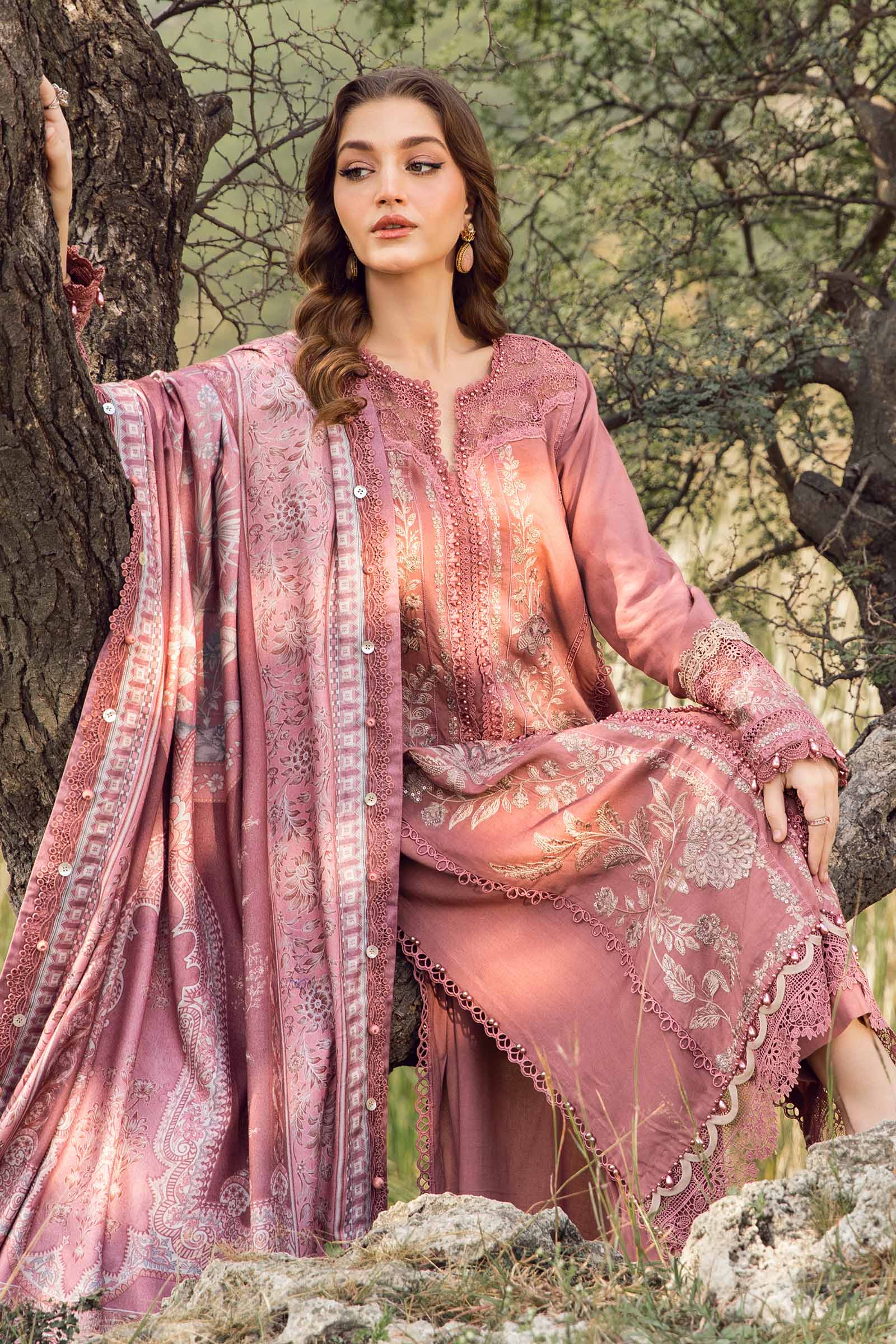 Printed Linen Collection - Maria B - 009