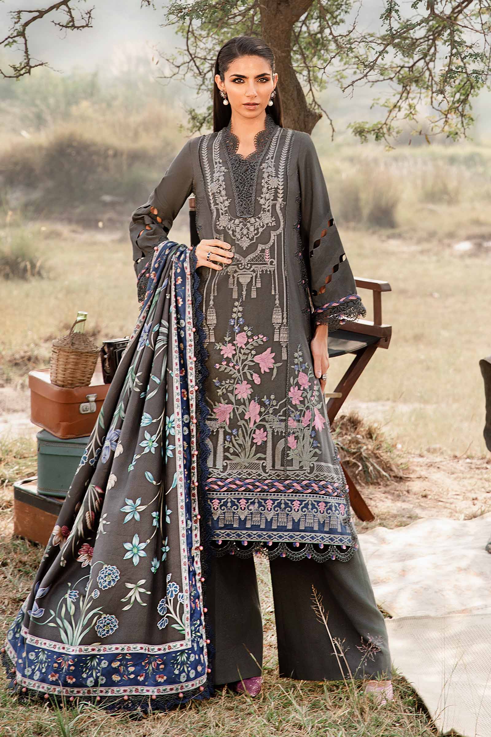 Printed Linen Collection - Maria B - 001