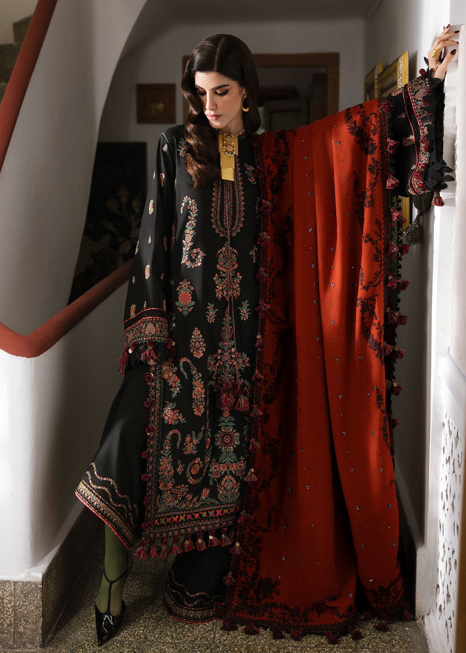 KARANDI A/W'24 Collection - Hussain Rehar - 01