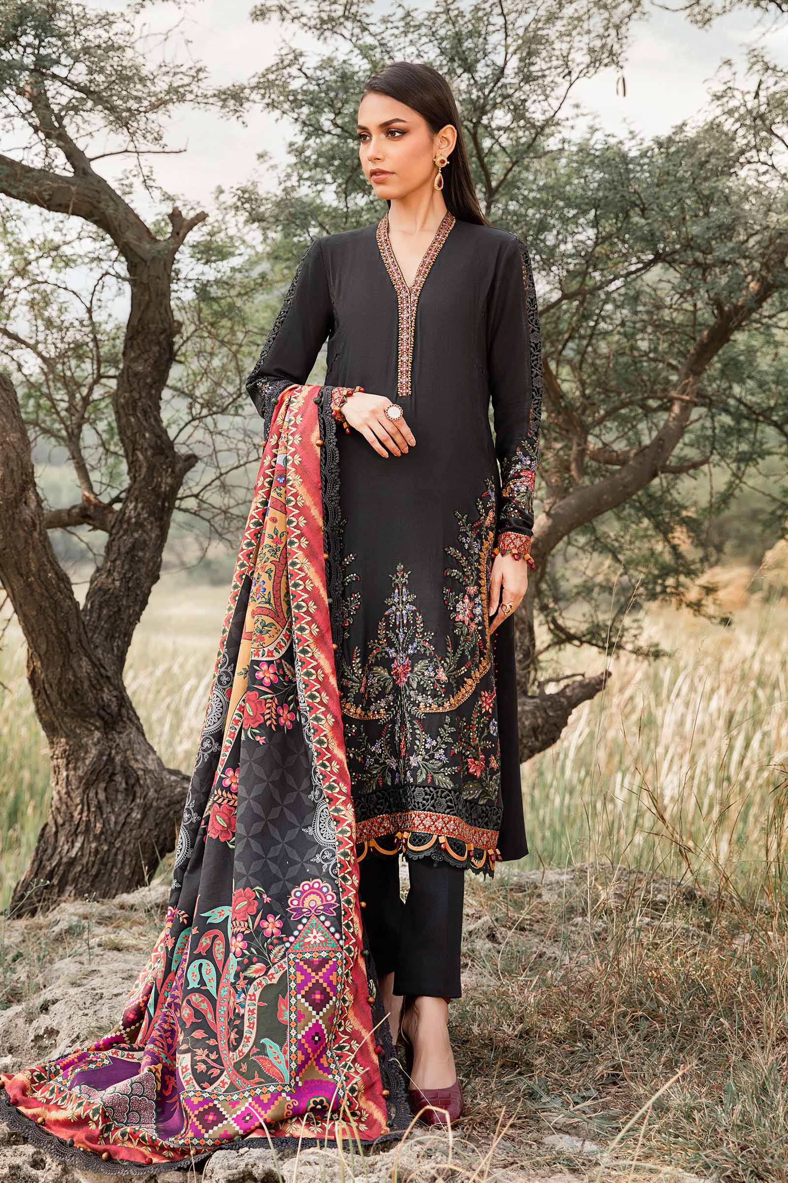 Printed Linen Collection - Maria B - 002