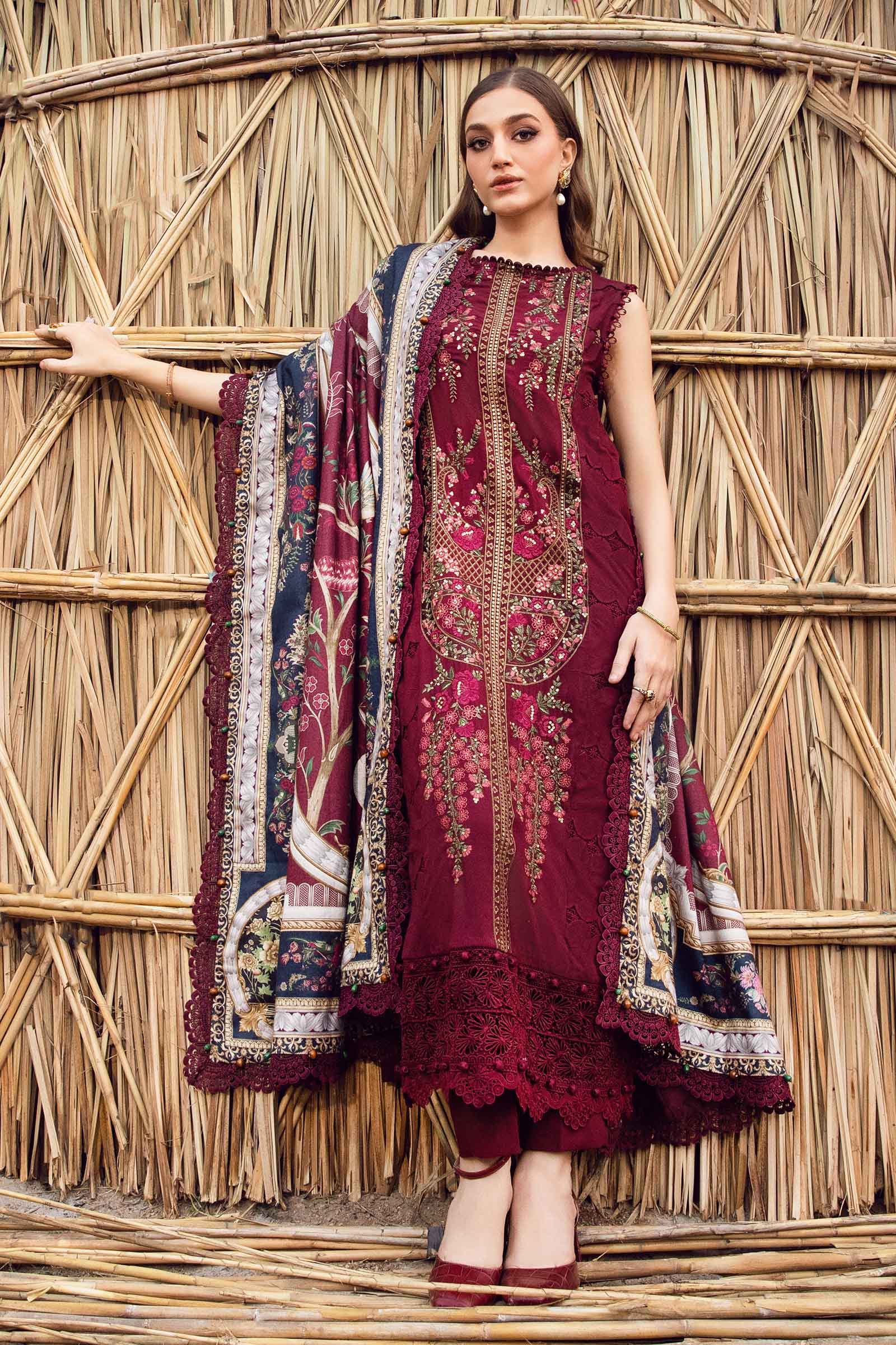 Printed Linen Collection - Maria B - 014