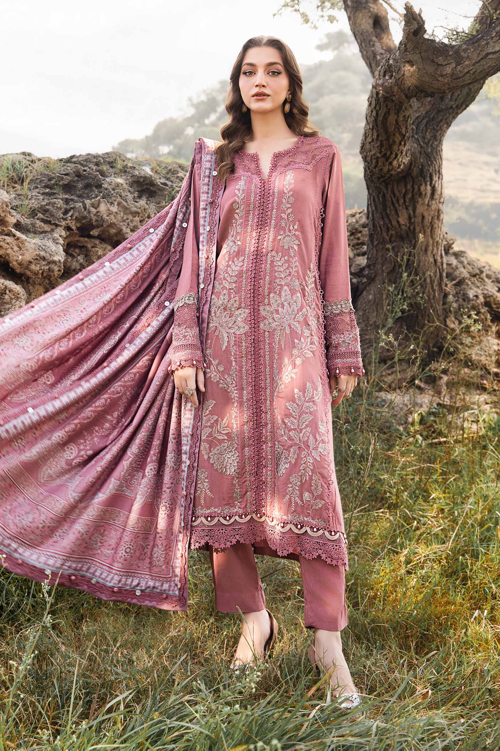 Printed Linen Collection - Maria B - 009