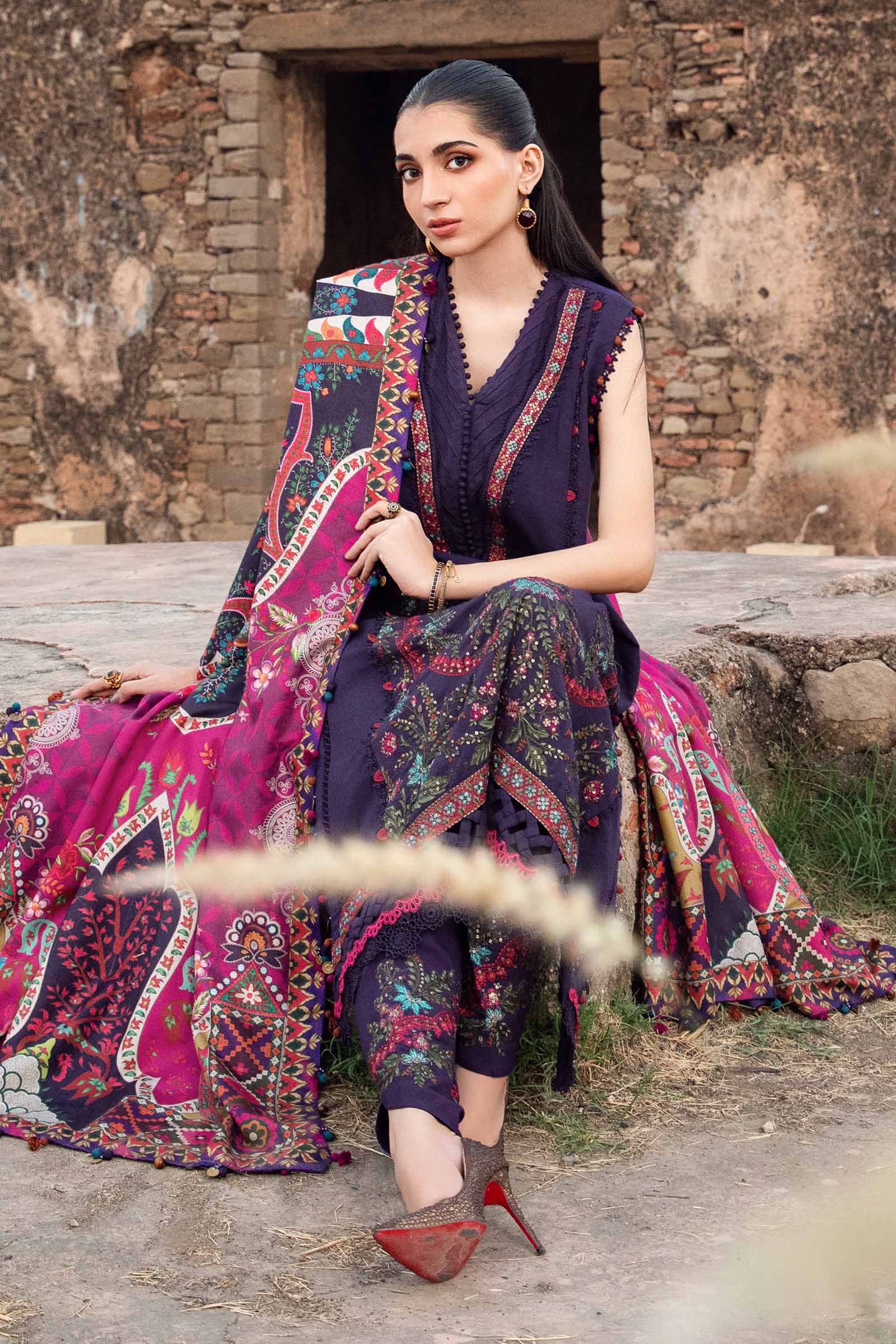 Printed Linen Collection - Maria B - 006