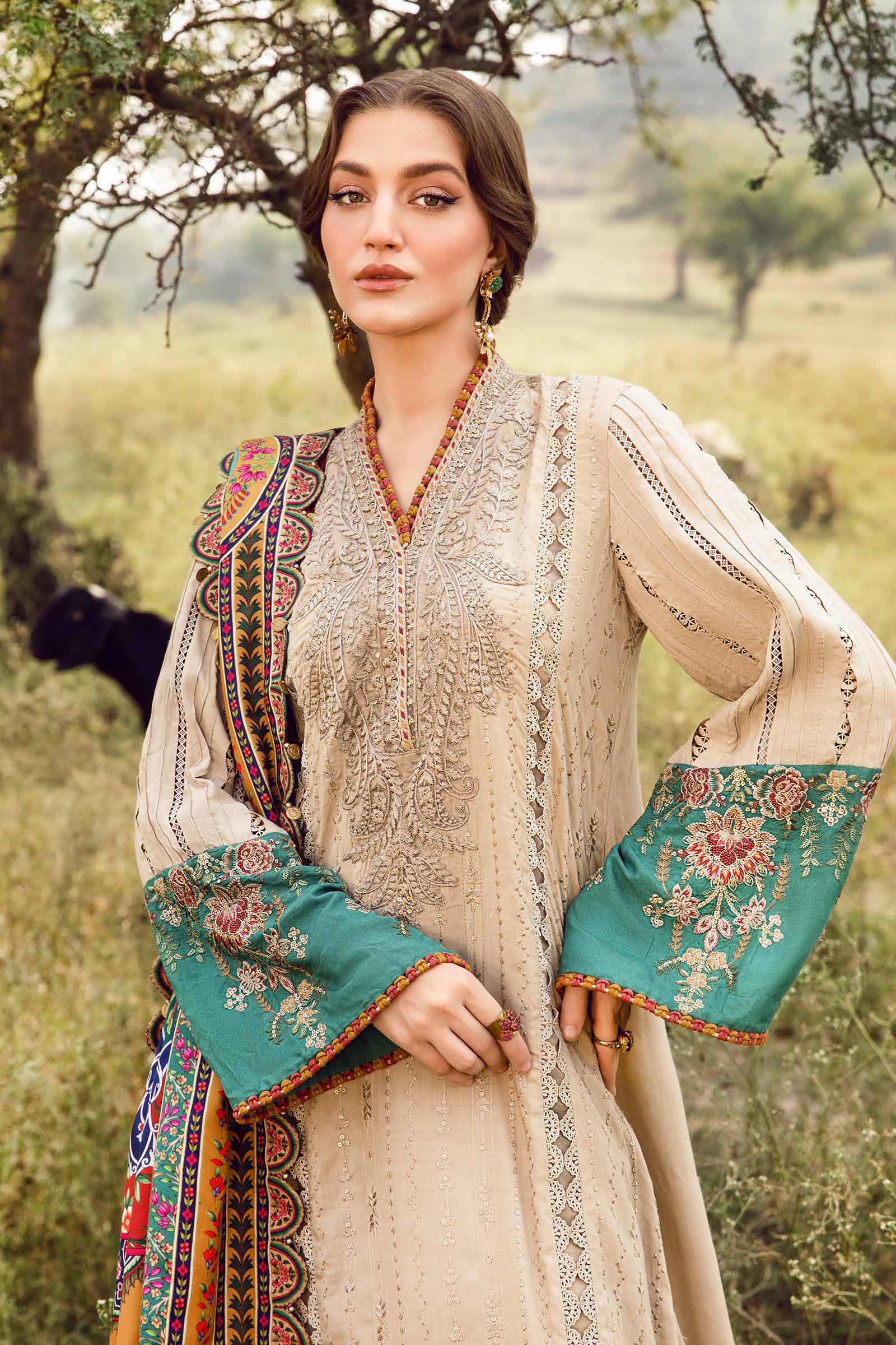 Printed Linen Collection - Maria B - 015