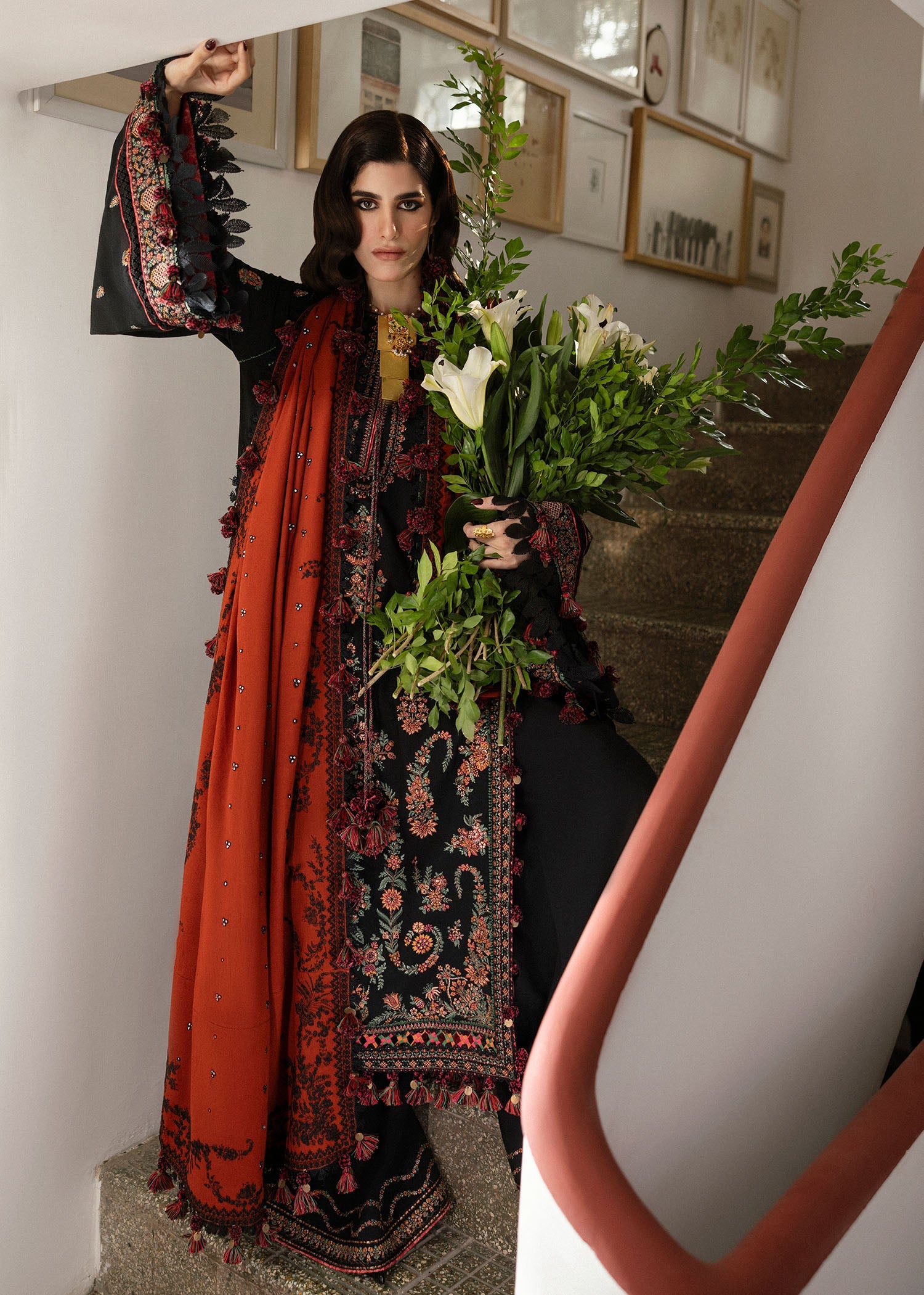 KARANDI A/W'24 Collection - Hussain Rehar - 01