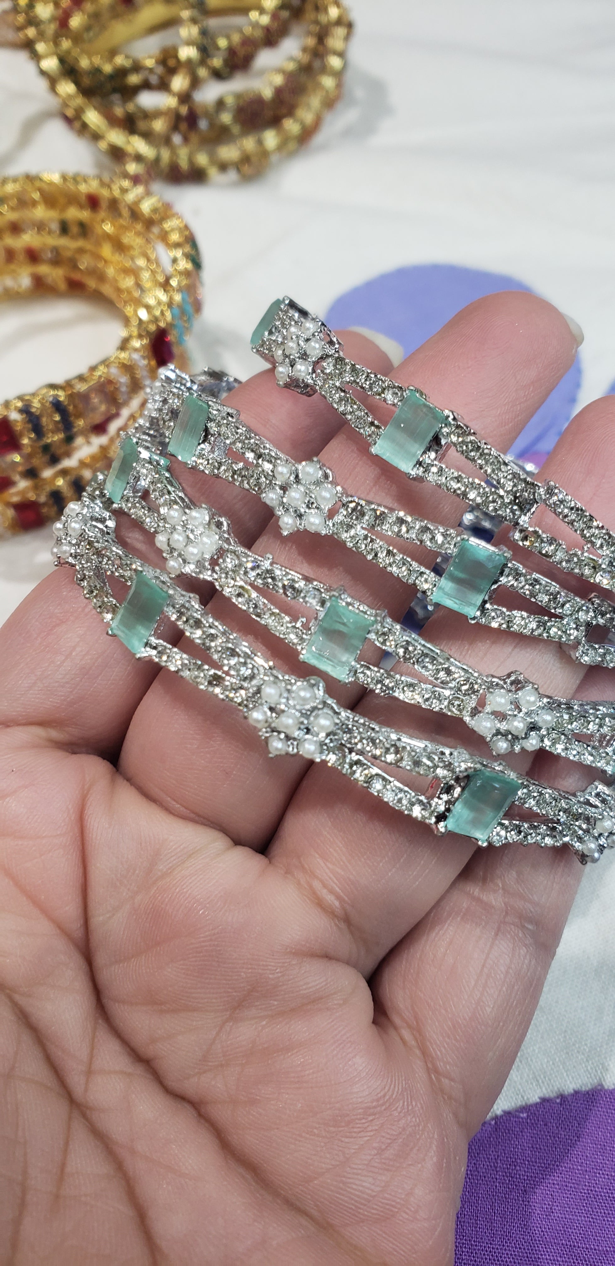 Originally Pakistani 4 piece set bangles.