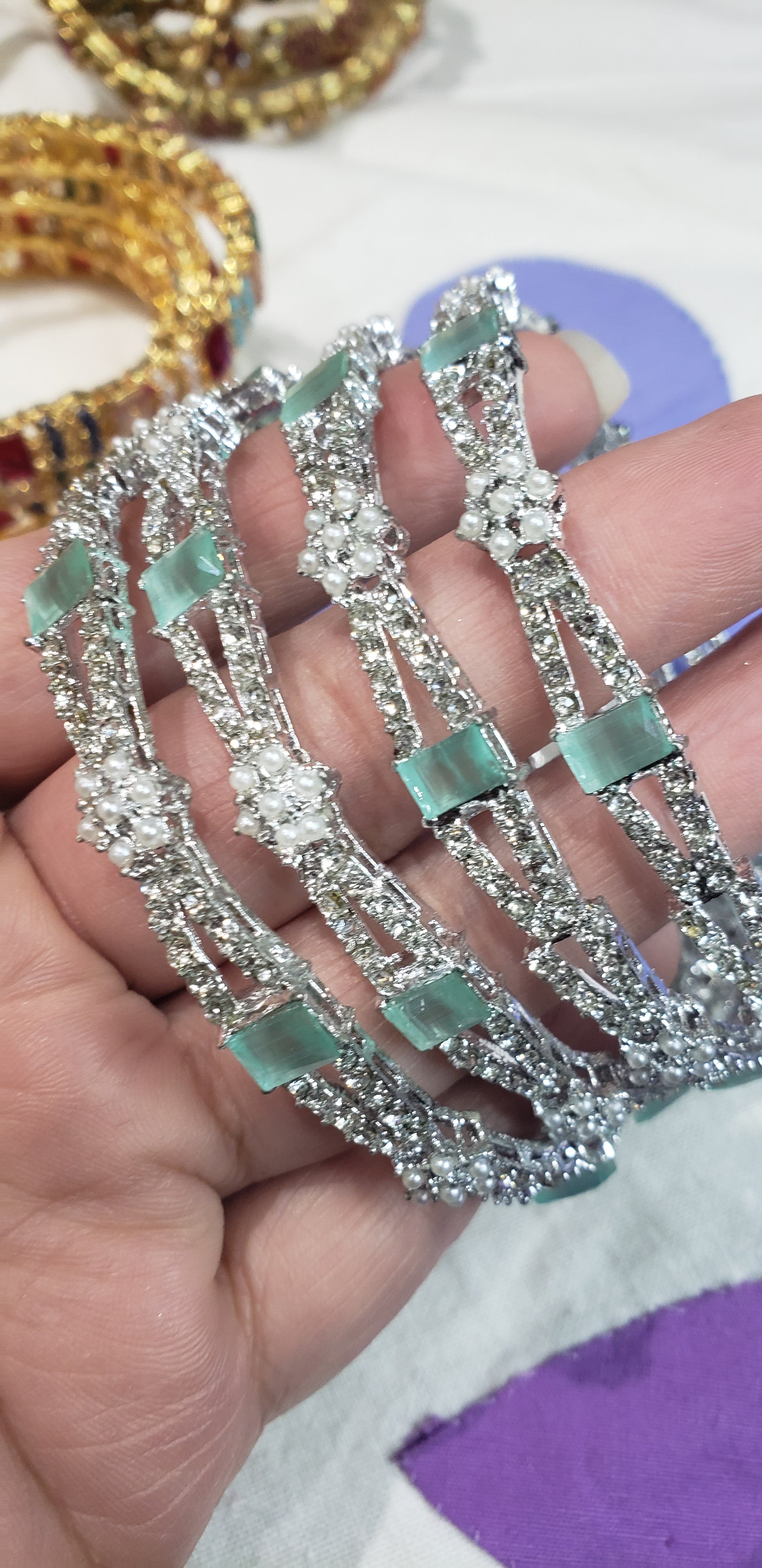 Originally Pakistani 4 piece set bangles.