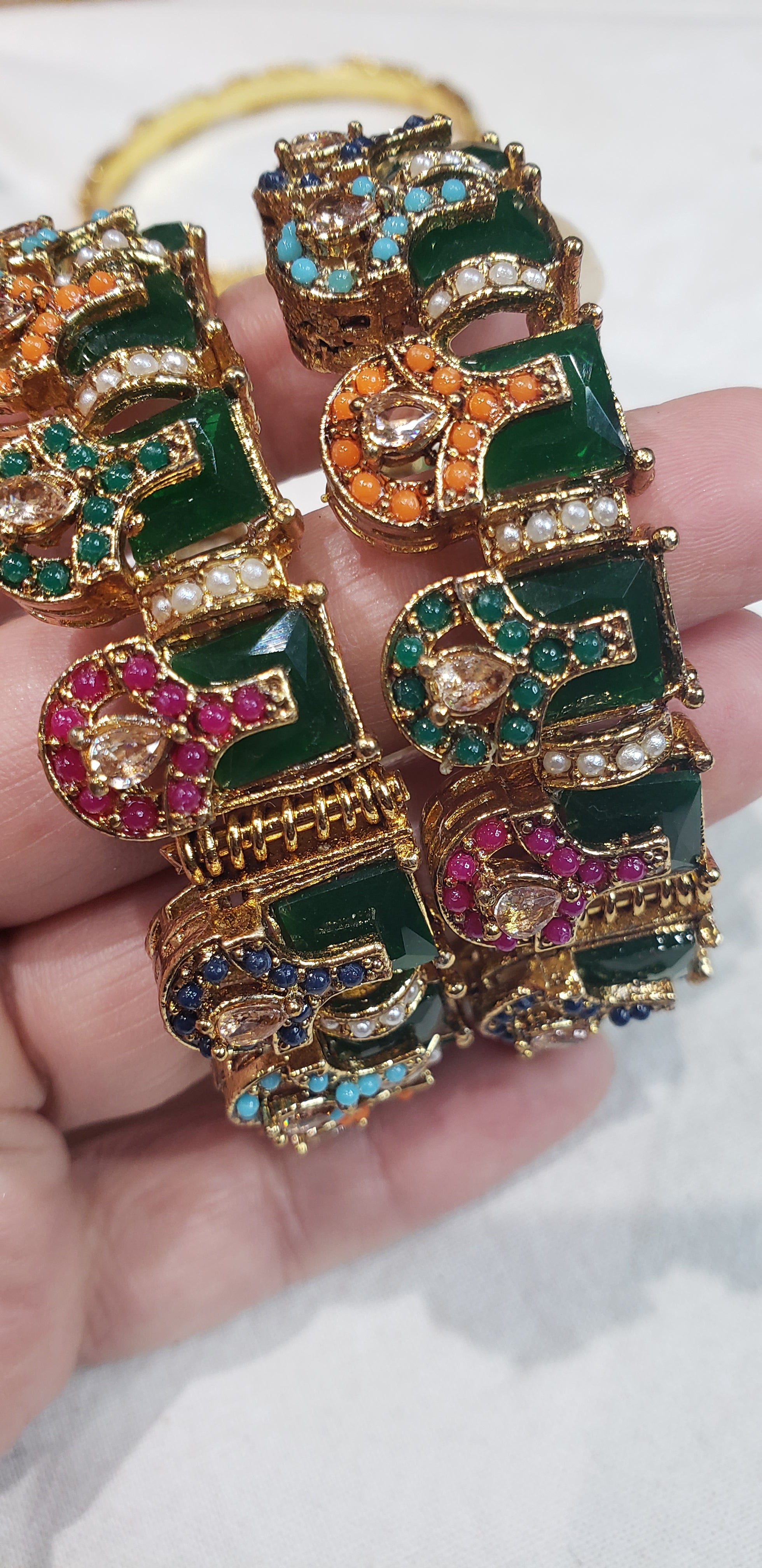 Original Pakistan openable adjustable 2 piece set bangles