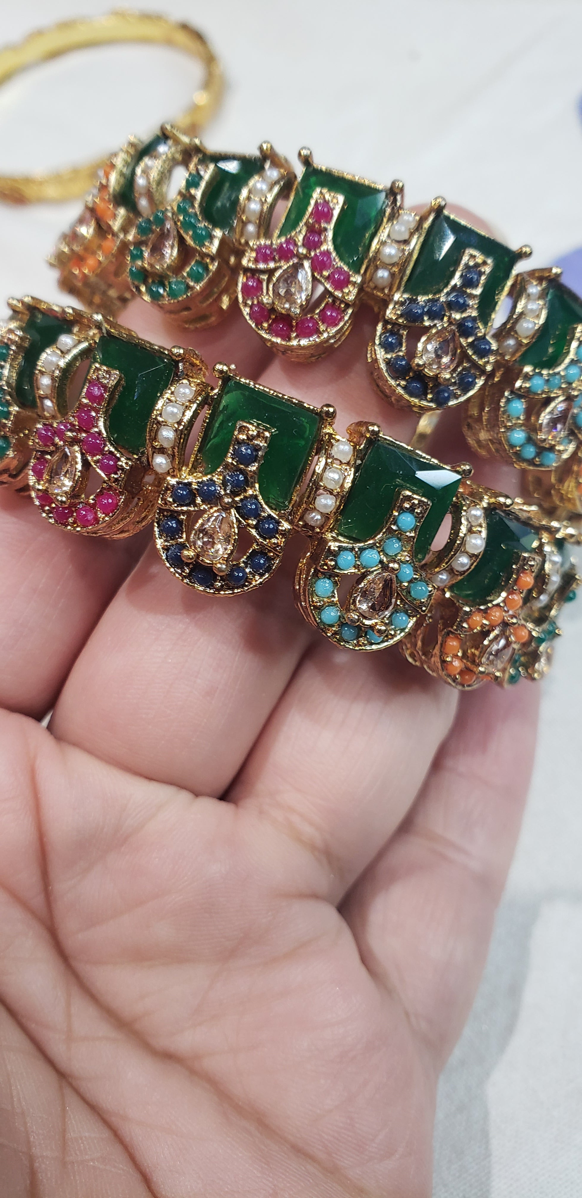 Original Pakistan openable adjustable 2 piece set bangles