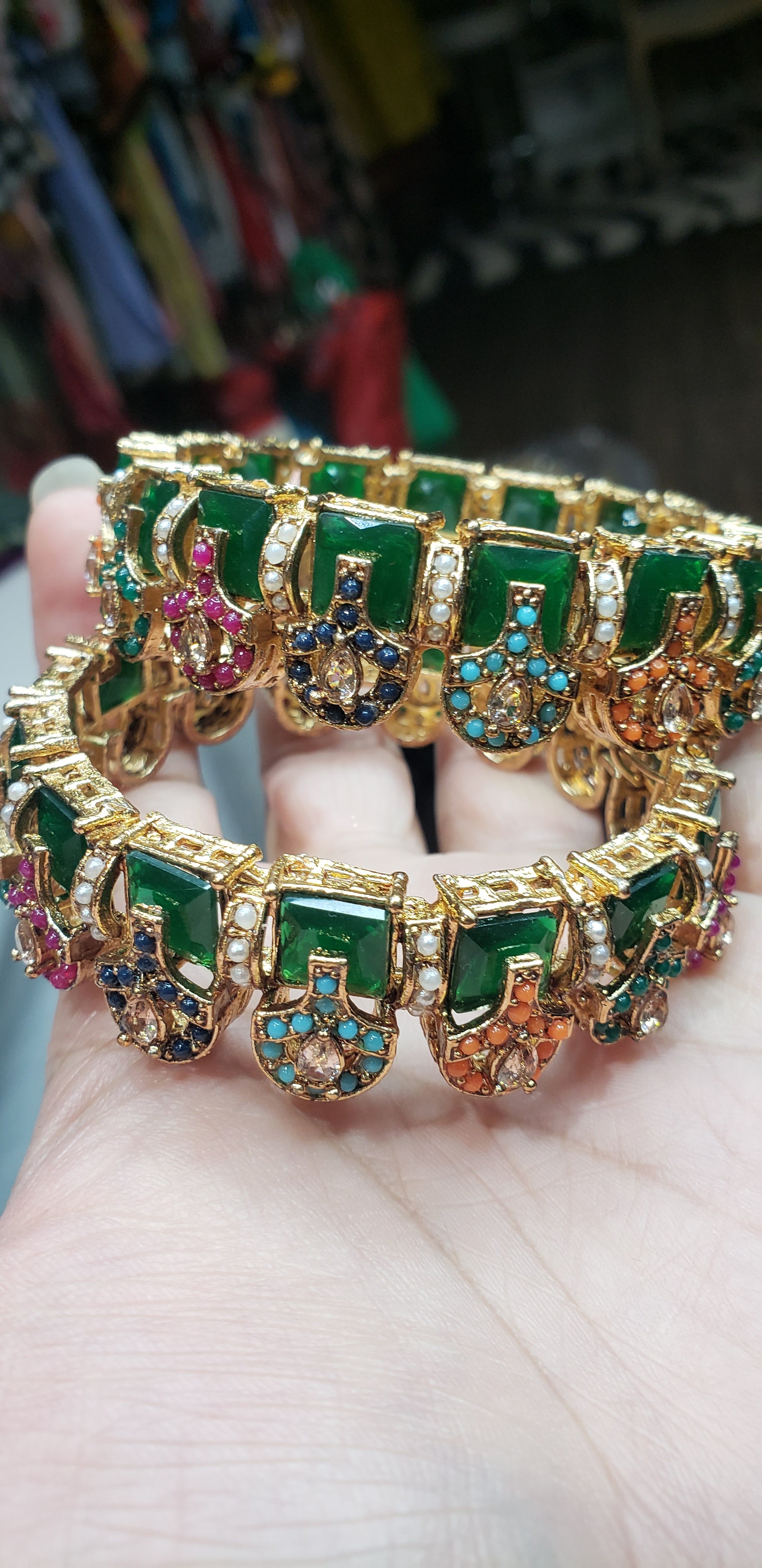 Original Pakistan openable adjustable 2 piece set bangles