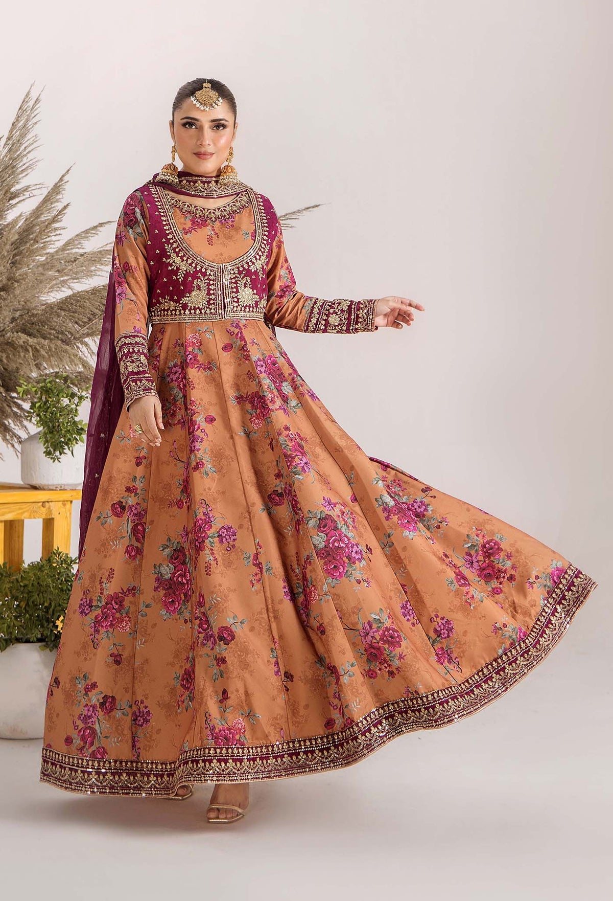 ADNAN'S LIBAS LUXURY LONG MAXI GOWN STYLE
