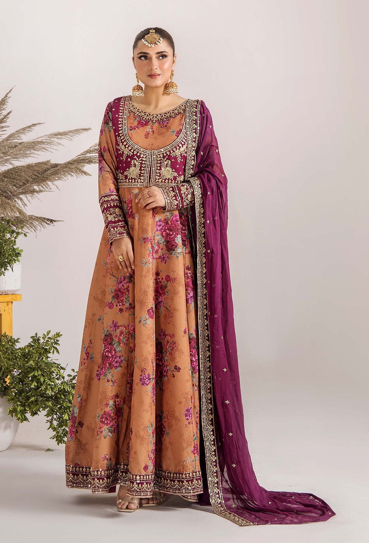 ADNAN'S LIBAS LUXURY LONG MAXI GOWN STYLE
