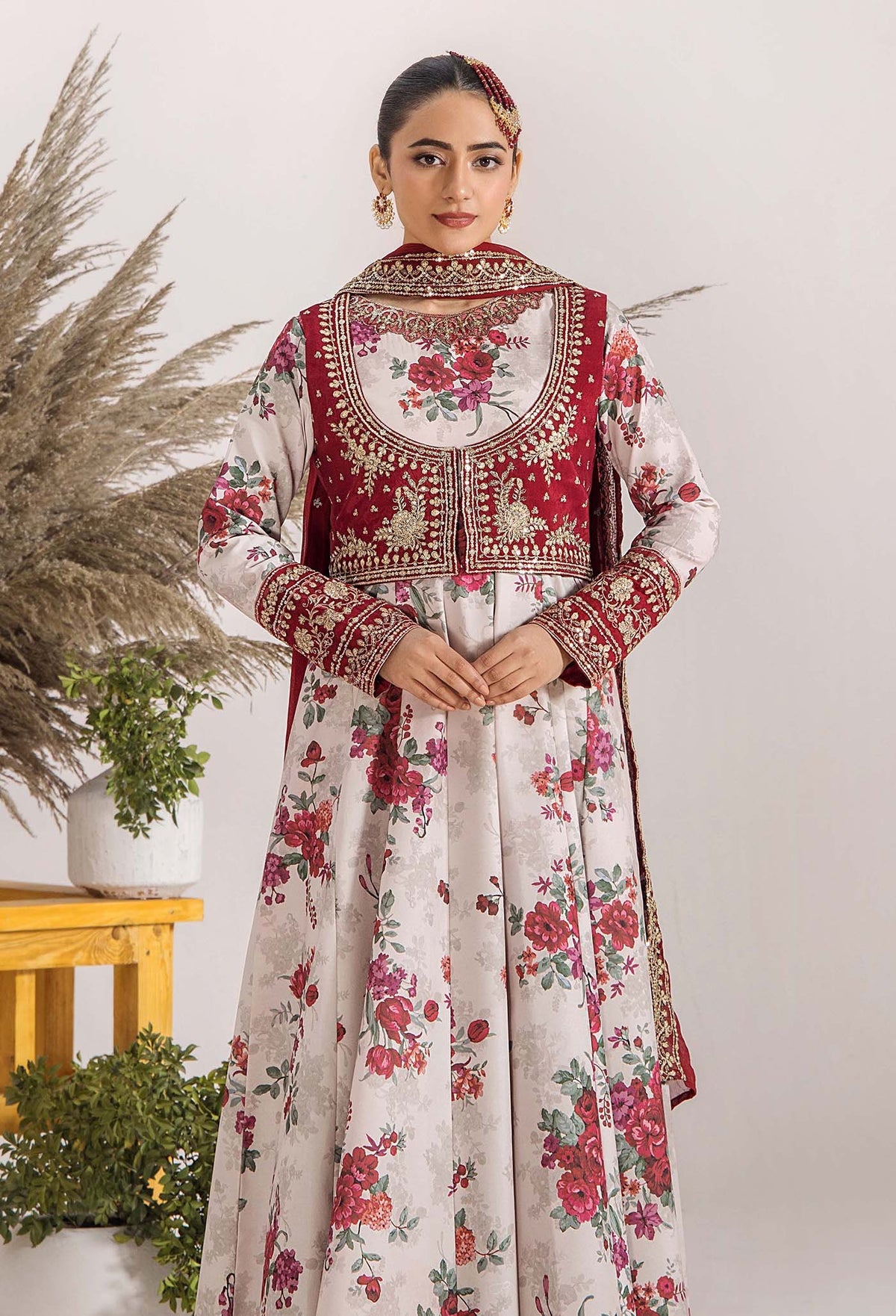 ADNAN'S LIBAS LUXURY LONG MAXI GOWN STYLE.