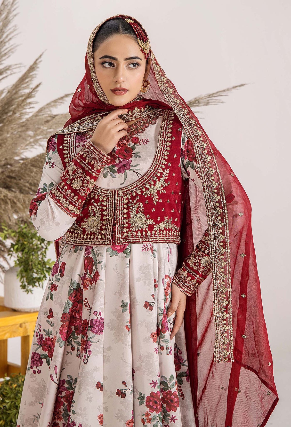 ADNAN'S LIBAS LUXURY LONG MAXI GOWN STYLE.