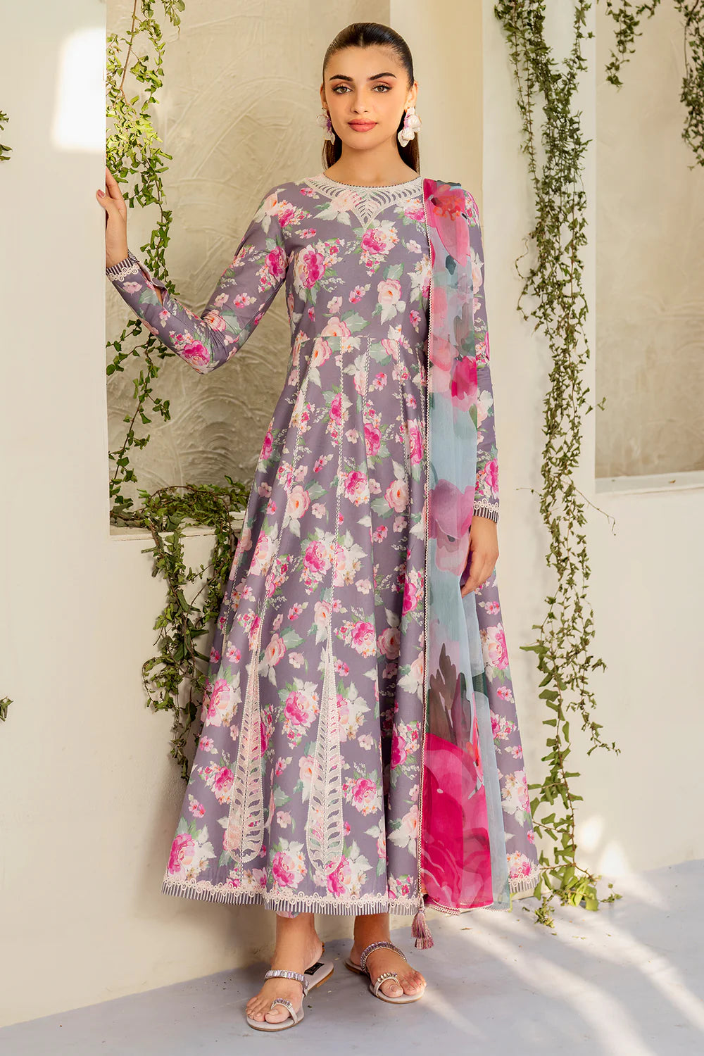 EMBROIDERED LAWN RTW-1204