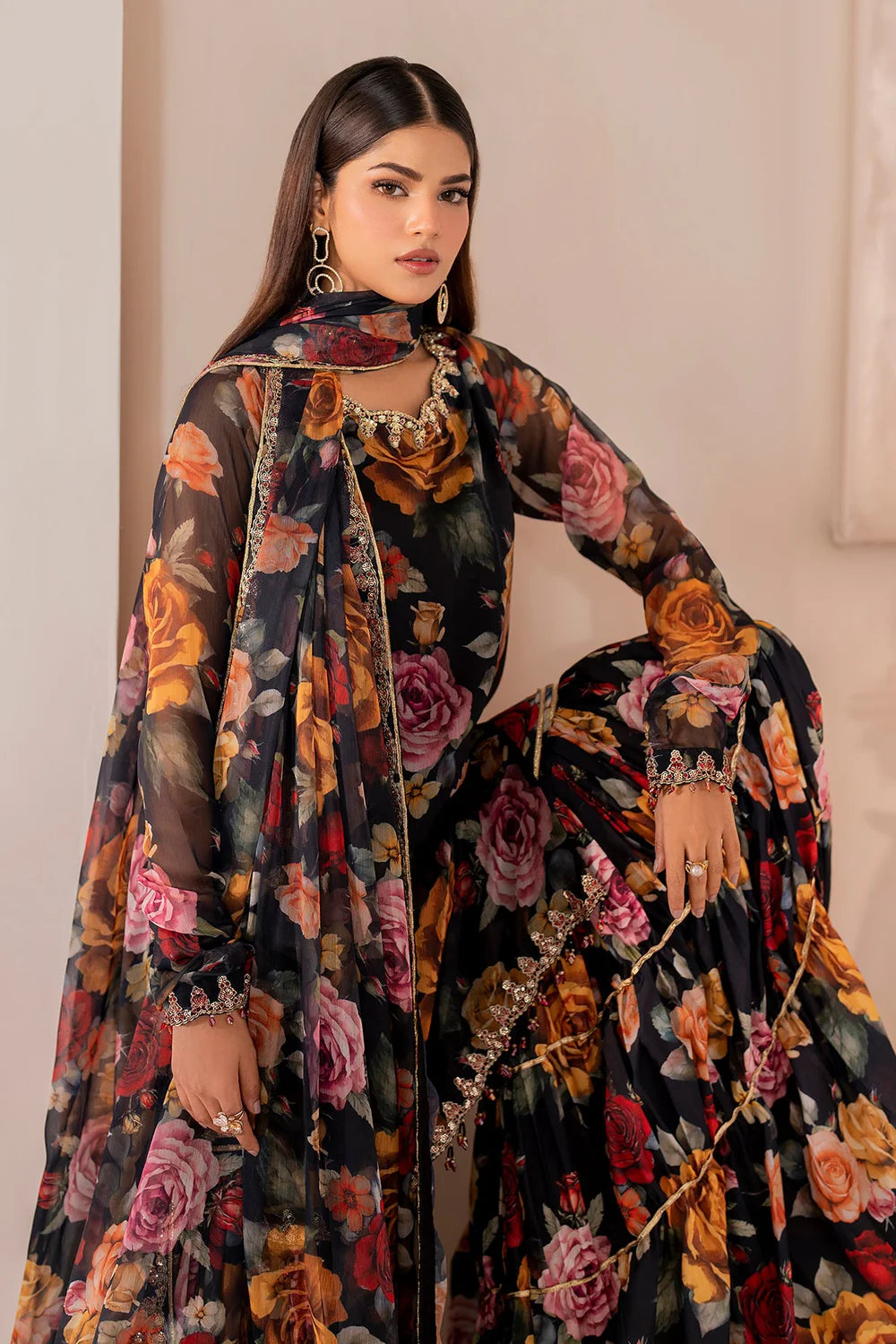 Baroque EMBROIDERED CHIFFON
