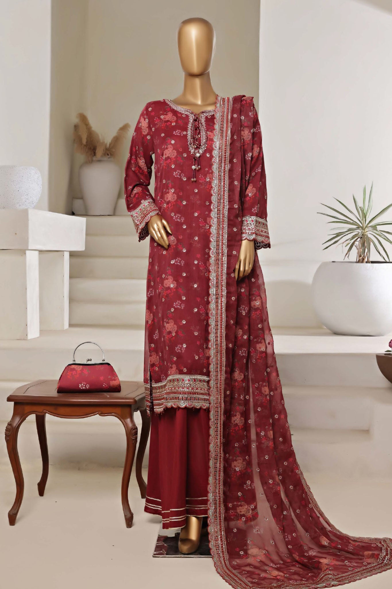 Cira Luxe By Sada Bahar Stitched 3 Piece Chiffon Formals Collection'2025-