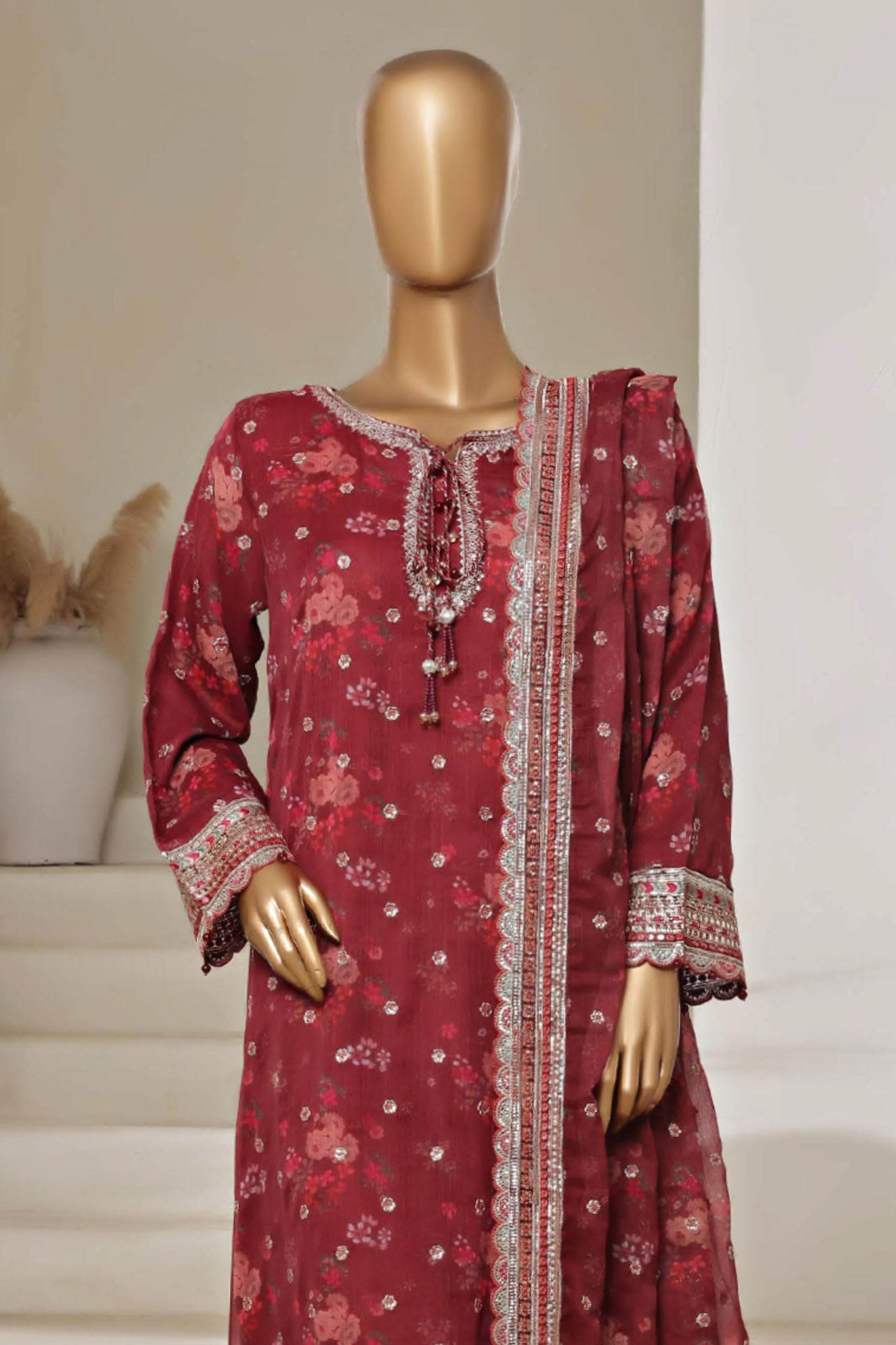 Cira Luxe By Sada Bahar Stitched 3 Piece Chiffon Formals Collection'2025-
