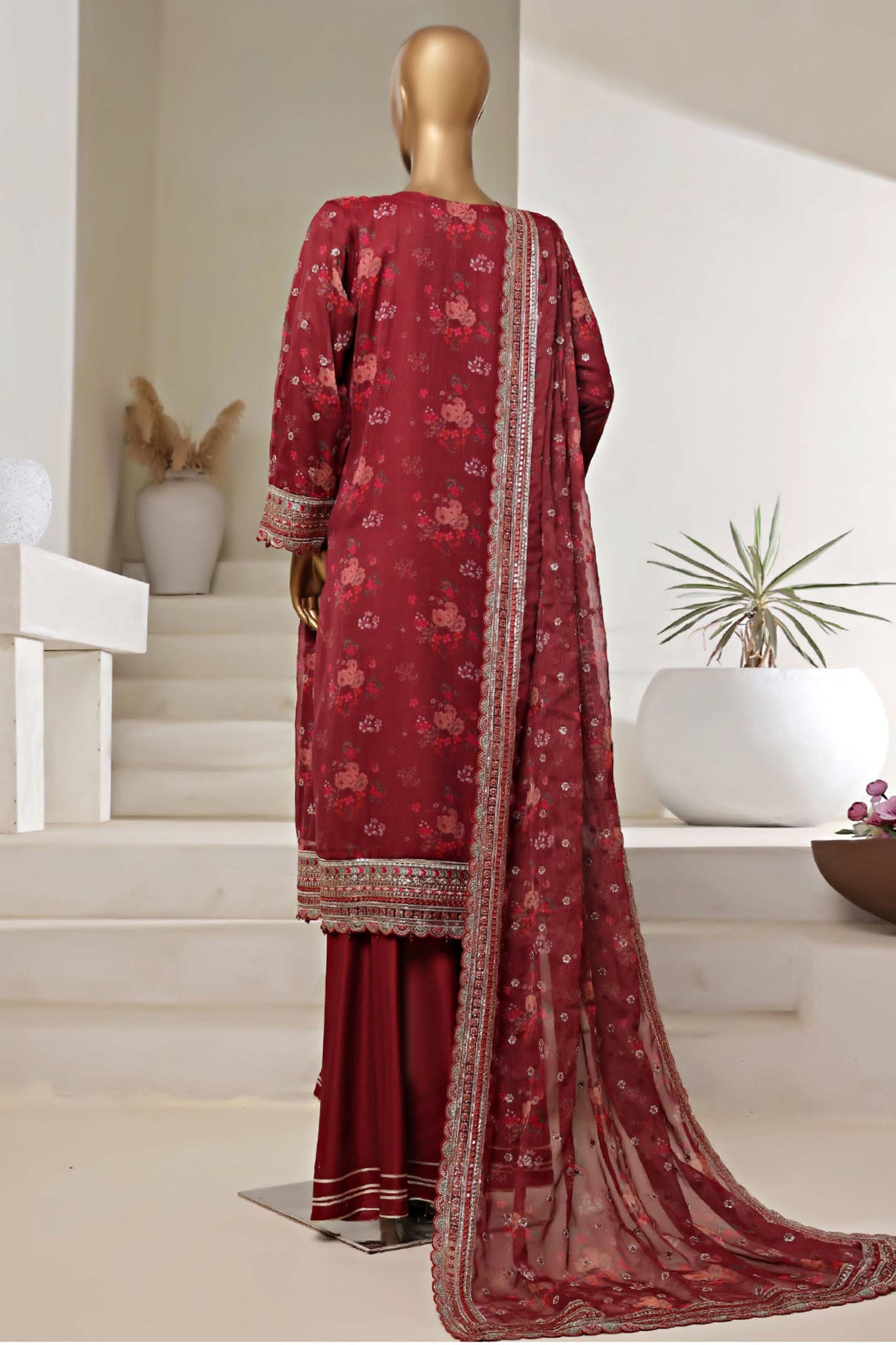 Cira Luxe By Sada Bahar Stitched 3 Piece Chiffon Formals Collection'2025-